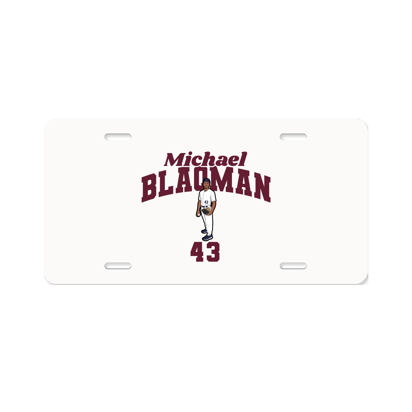 License Plate — Signature Arch in Classic