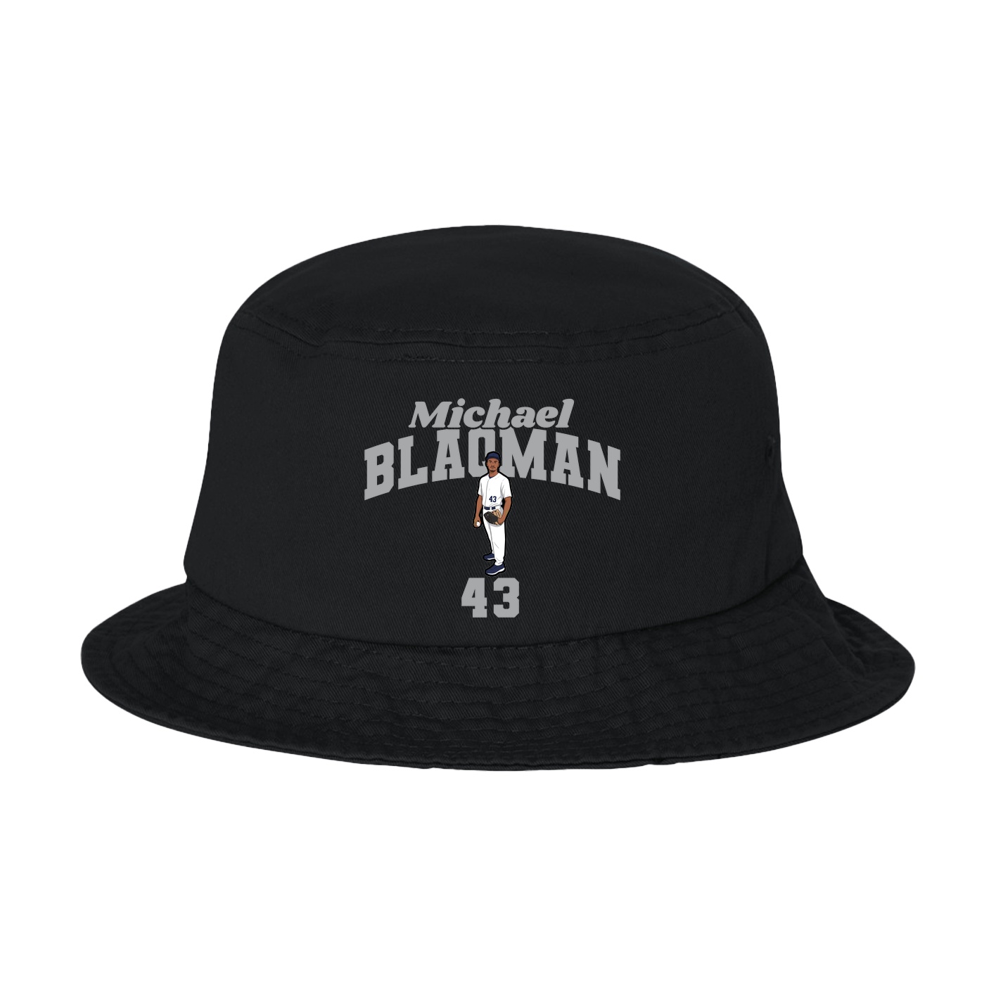 Bucket Cap — Signature Arch in Black