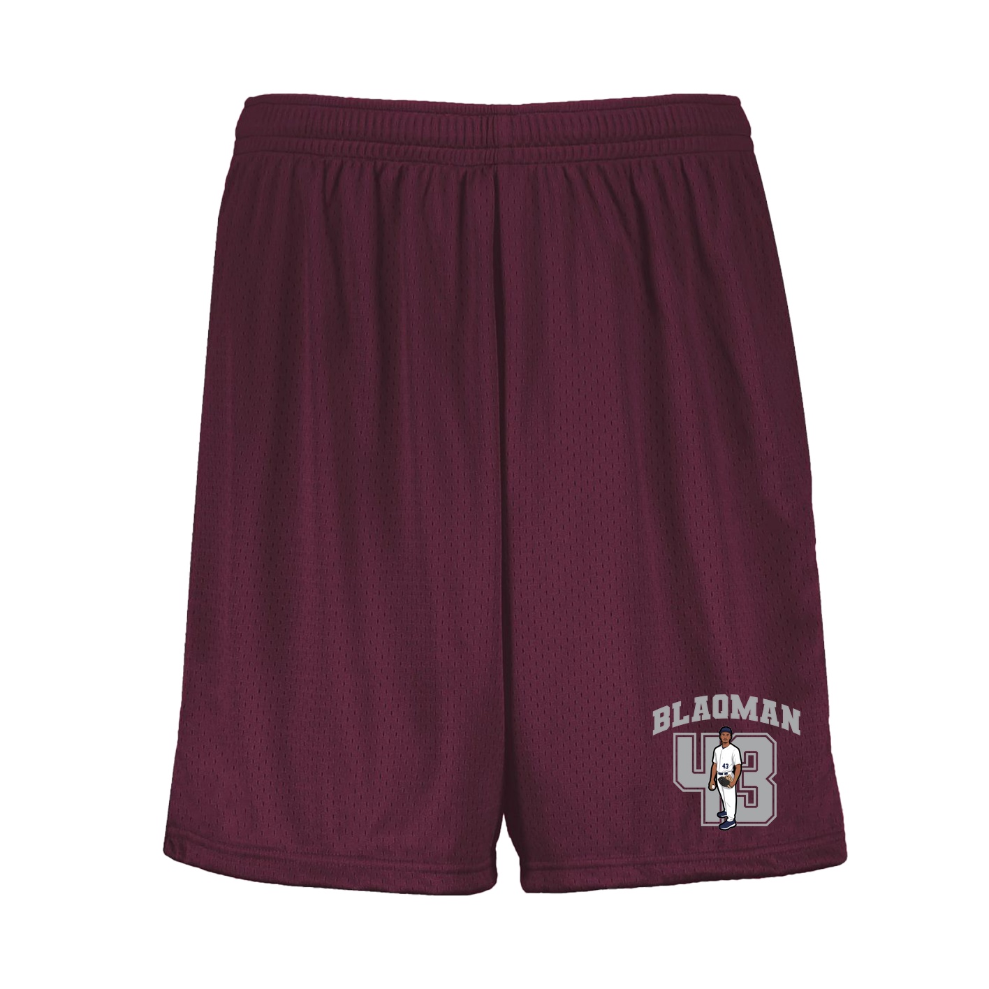 Shorts — Number in Maroon