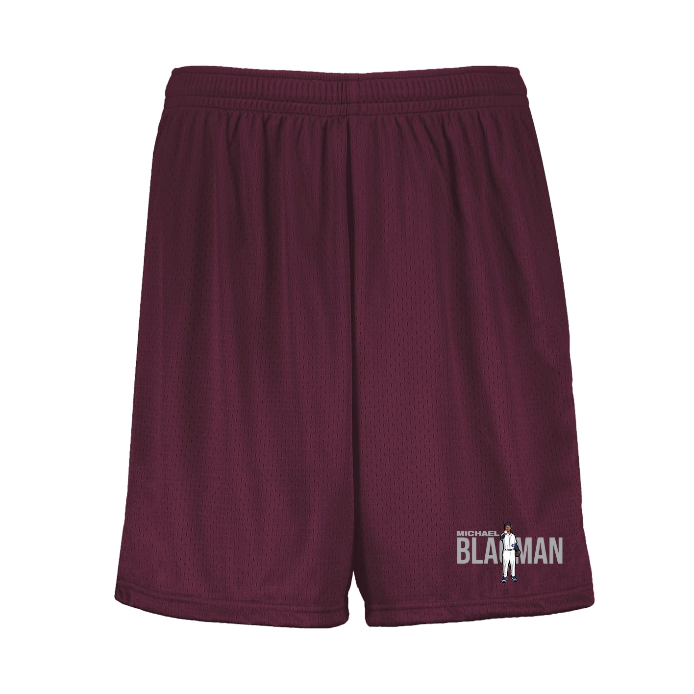 Shorts — Player Name in Maroon