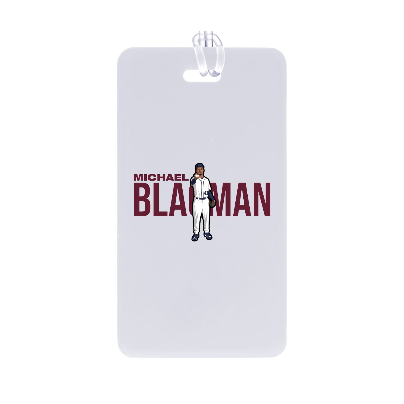Bag Tag — Player Name in Classic