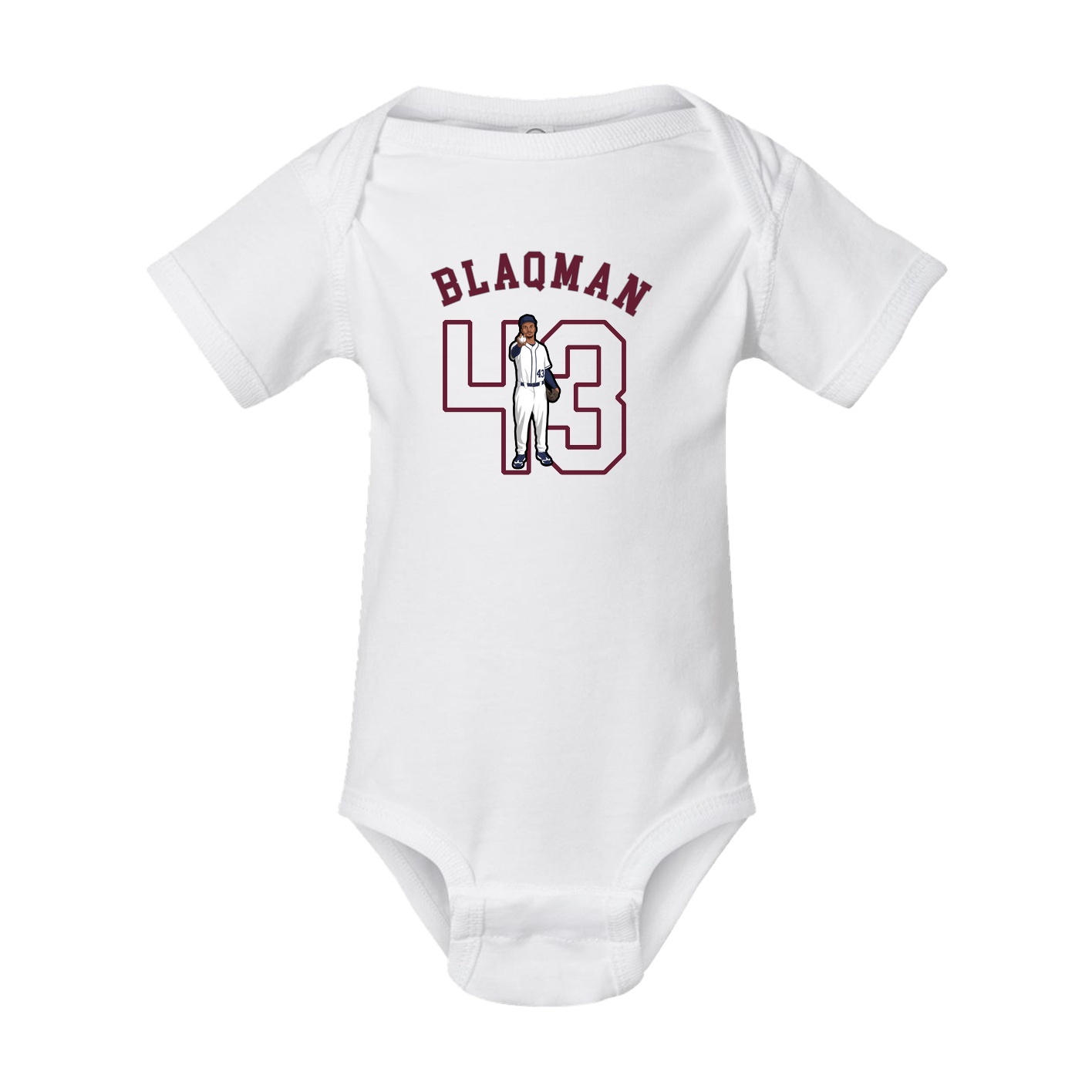 Baby Onesie — Shirsey Arch in White