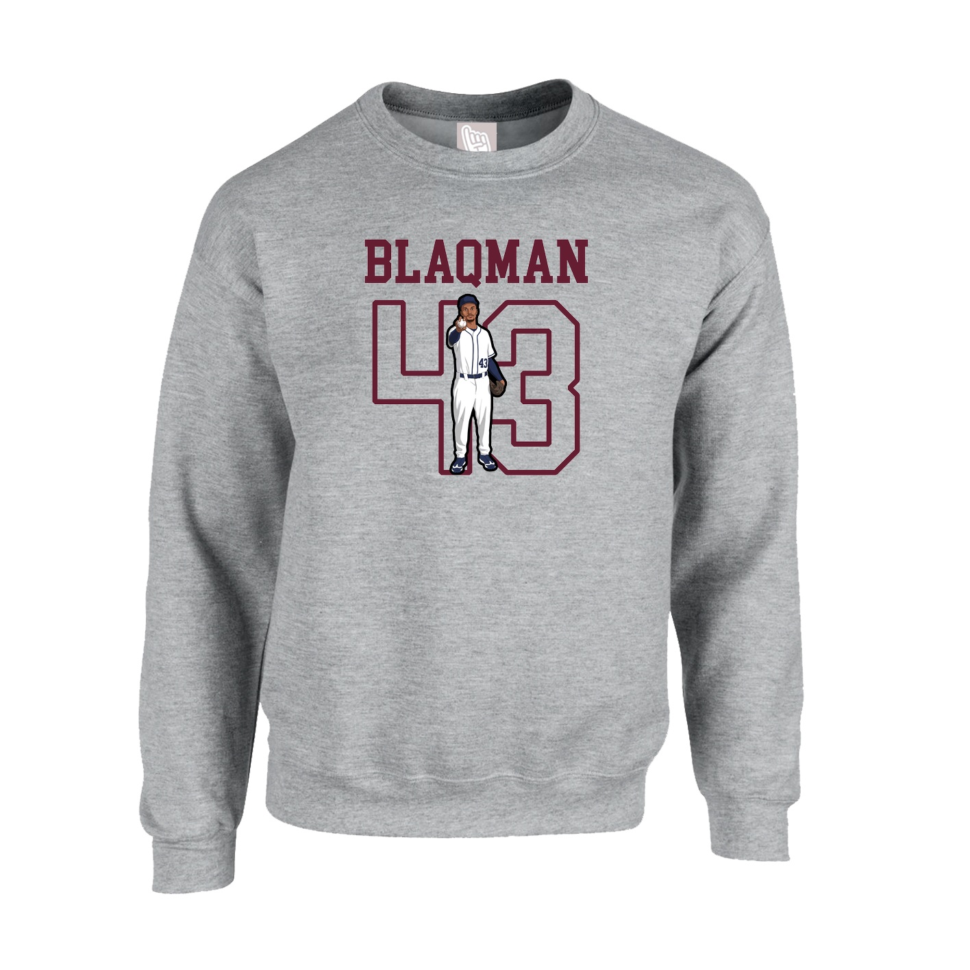Fleece Crew — Shirsey in Grey