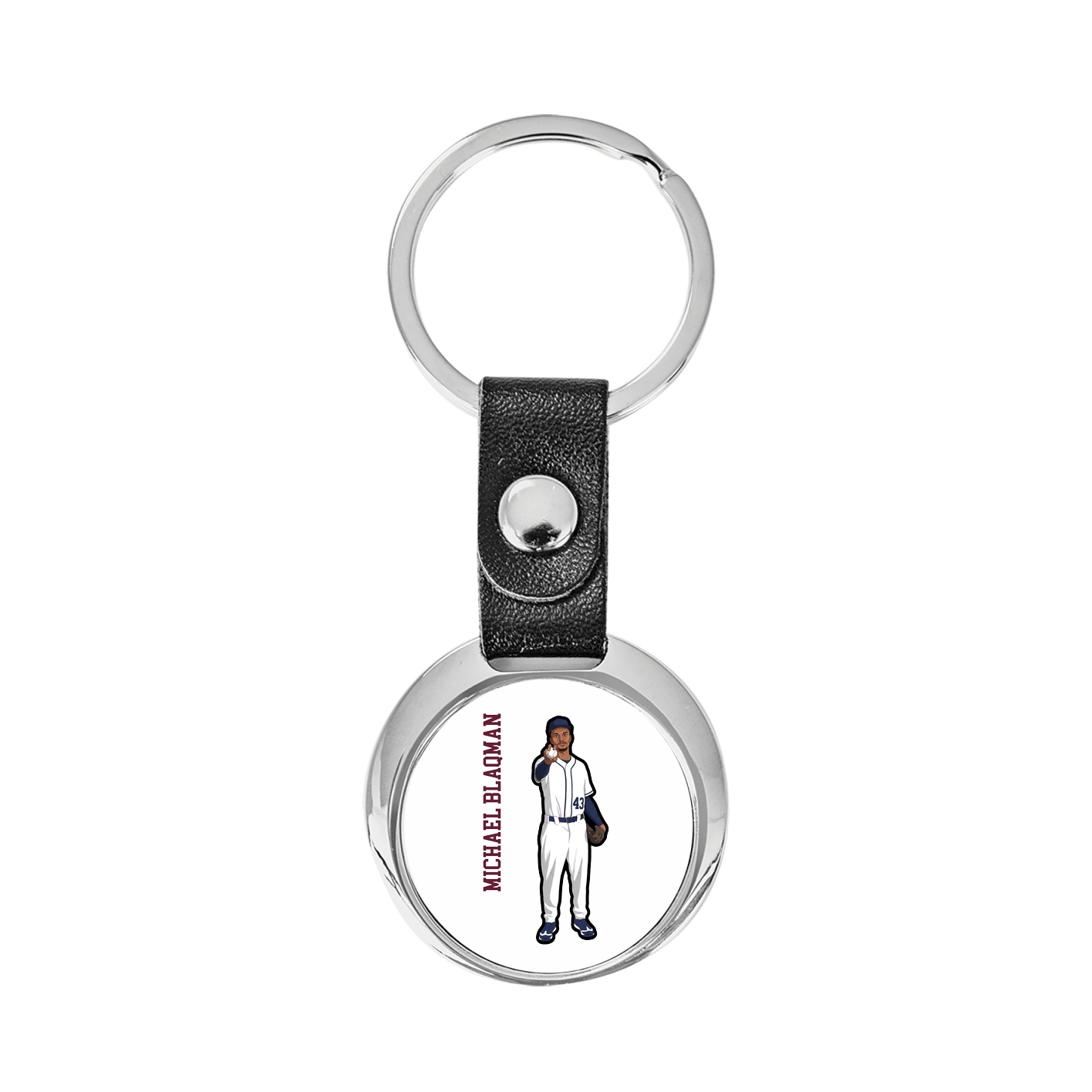 Key Chain — Name Vertical in Classic