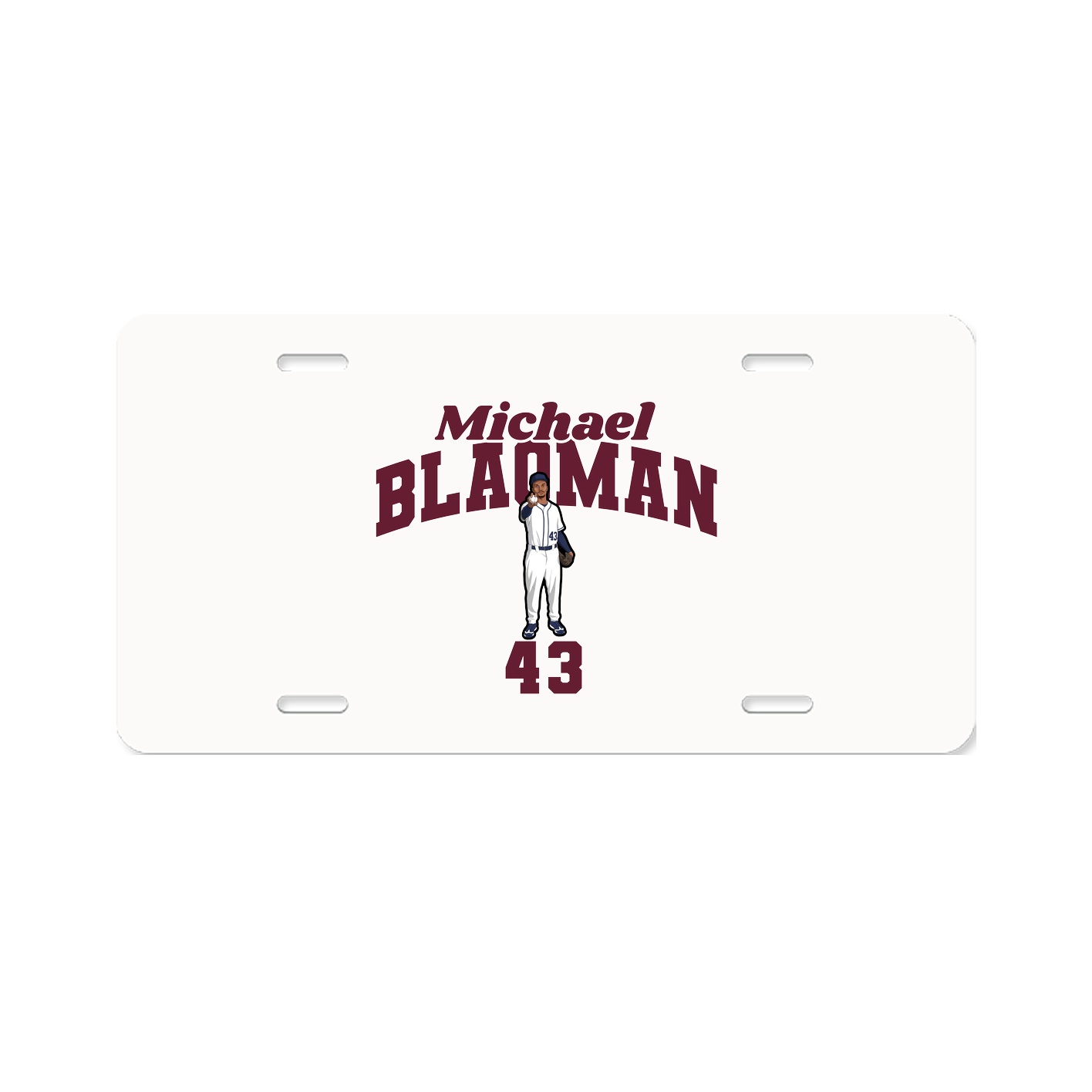 License Plate — Signature Arch in Classic