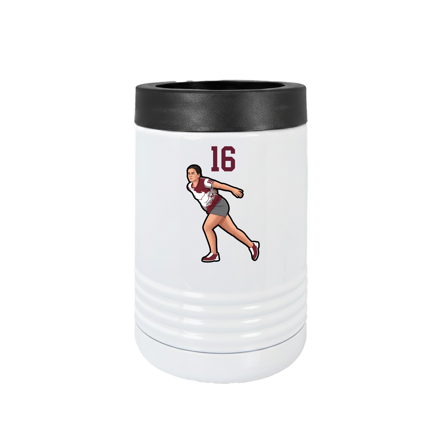 Beverage Holder — Number Top in White