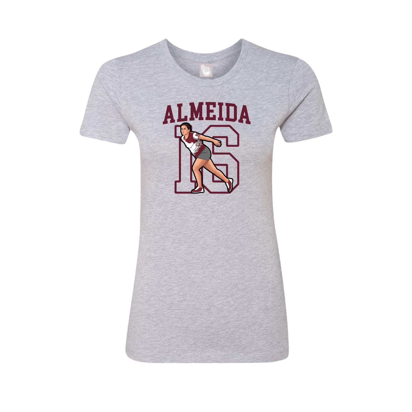 Fitted Women's Tee — Shirsey in Grey