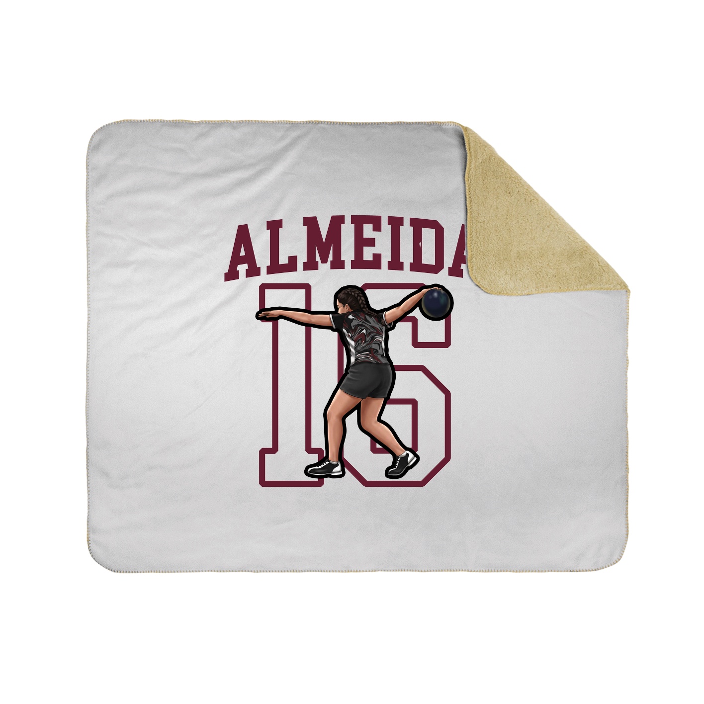 Throw Blanket — Shirsey in White