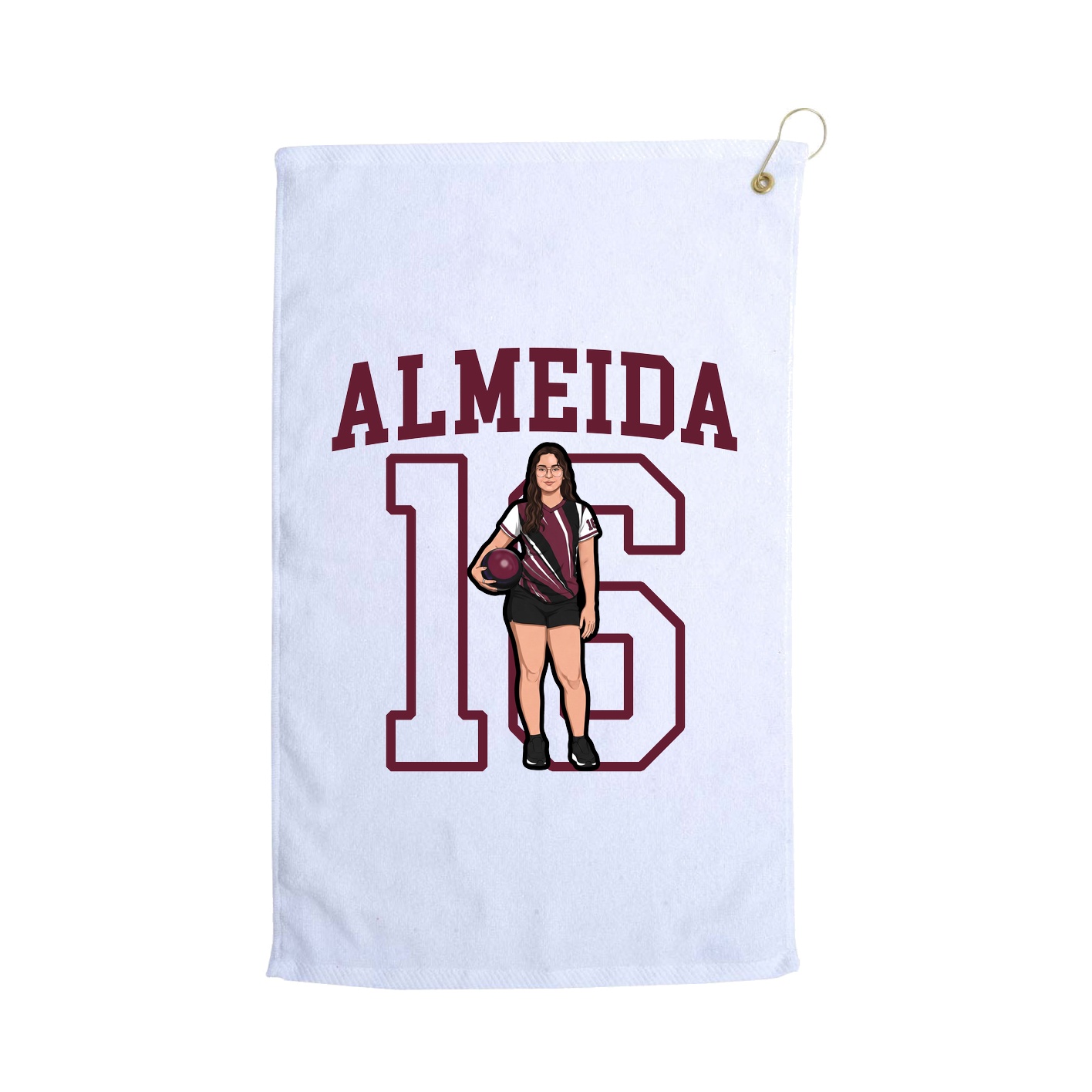 Golf Towel — Shirsey in White