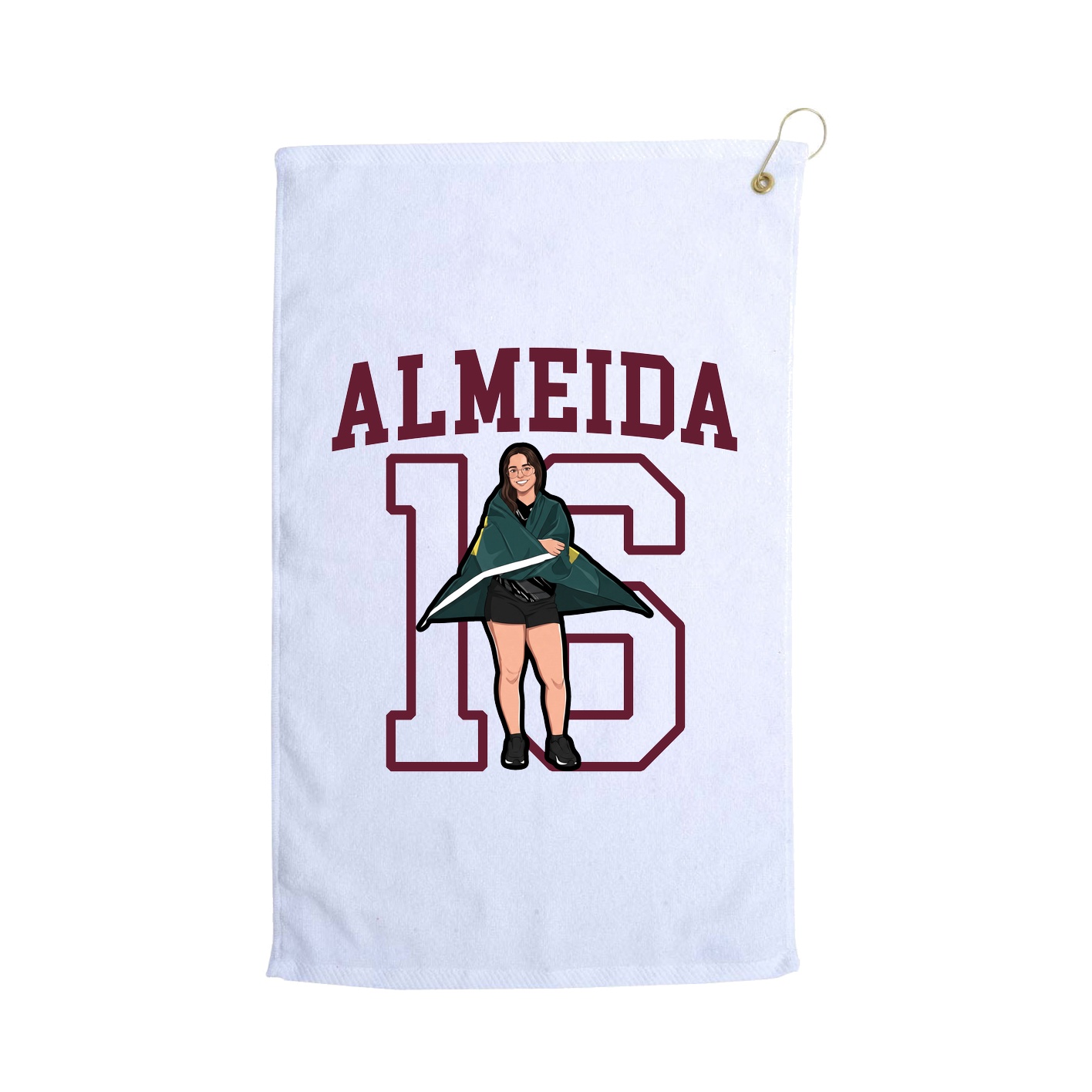 Golf Towel — Shirsey in White