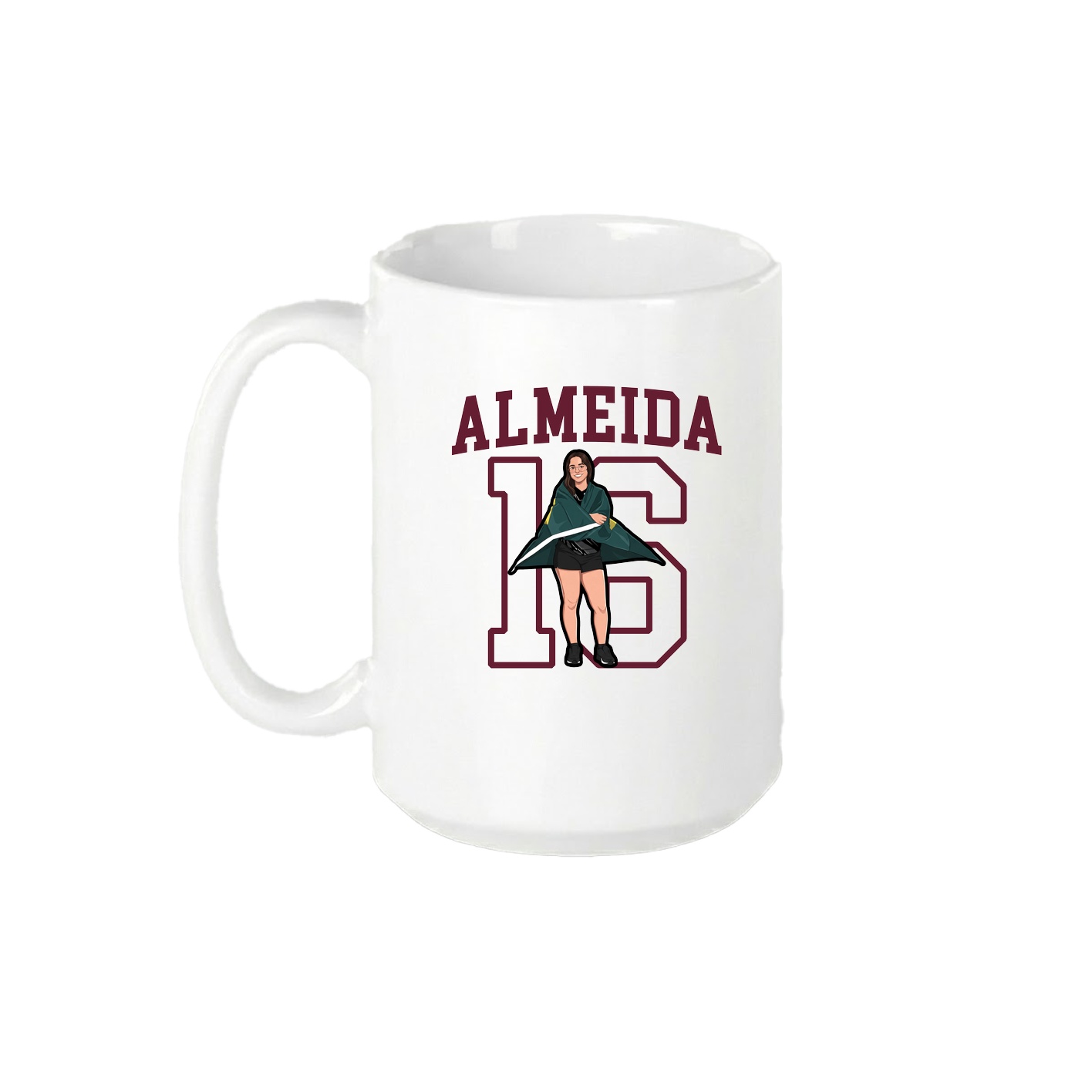 15oz Coffee Mug — Shirsey in White