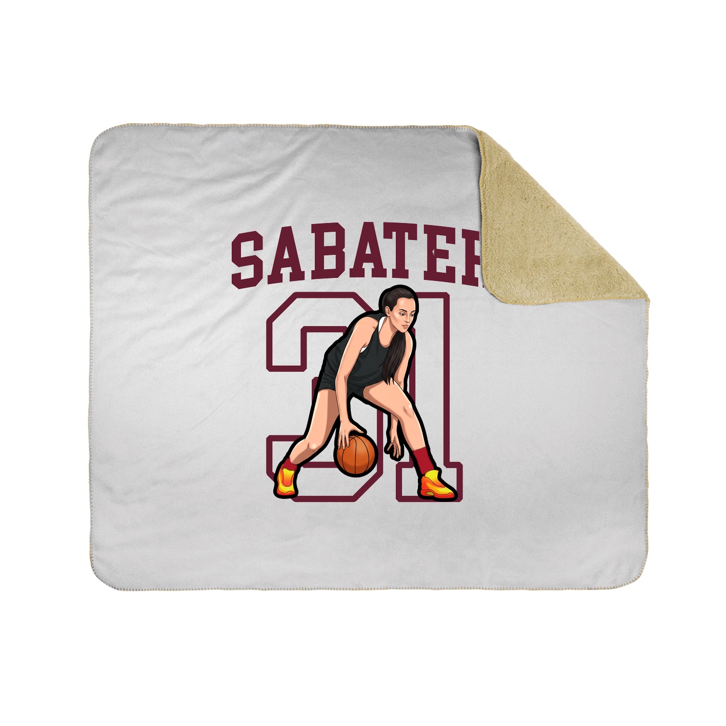 Throw Blanket — Shirsey in White
