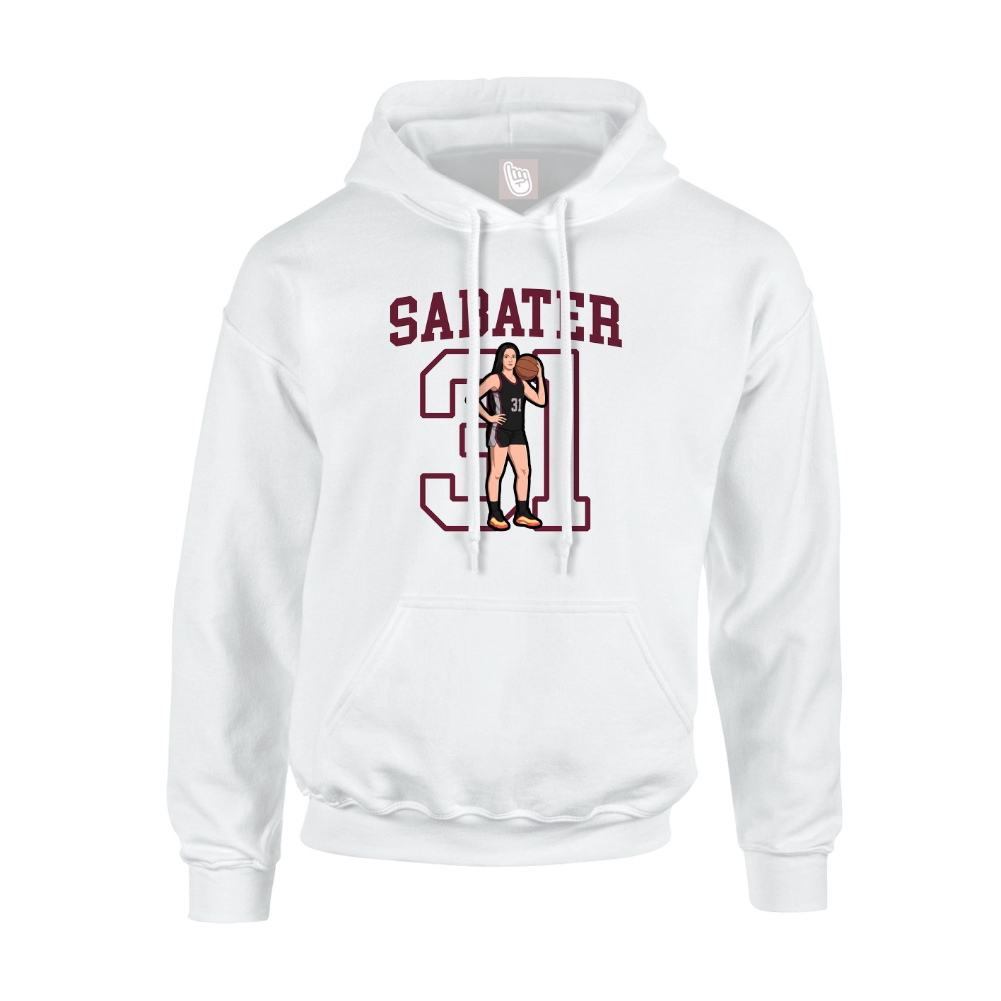 Youth Hoodie — Shirsey in White