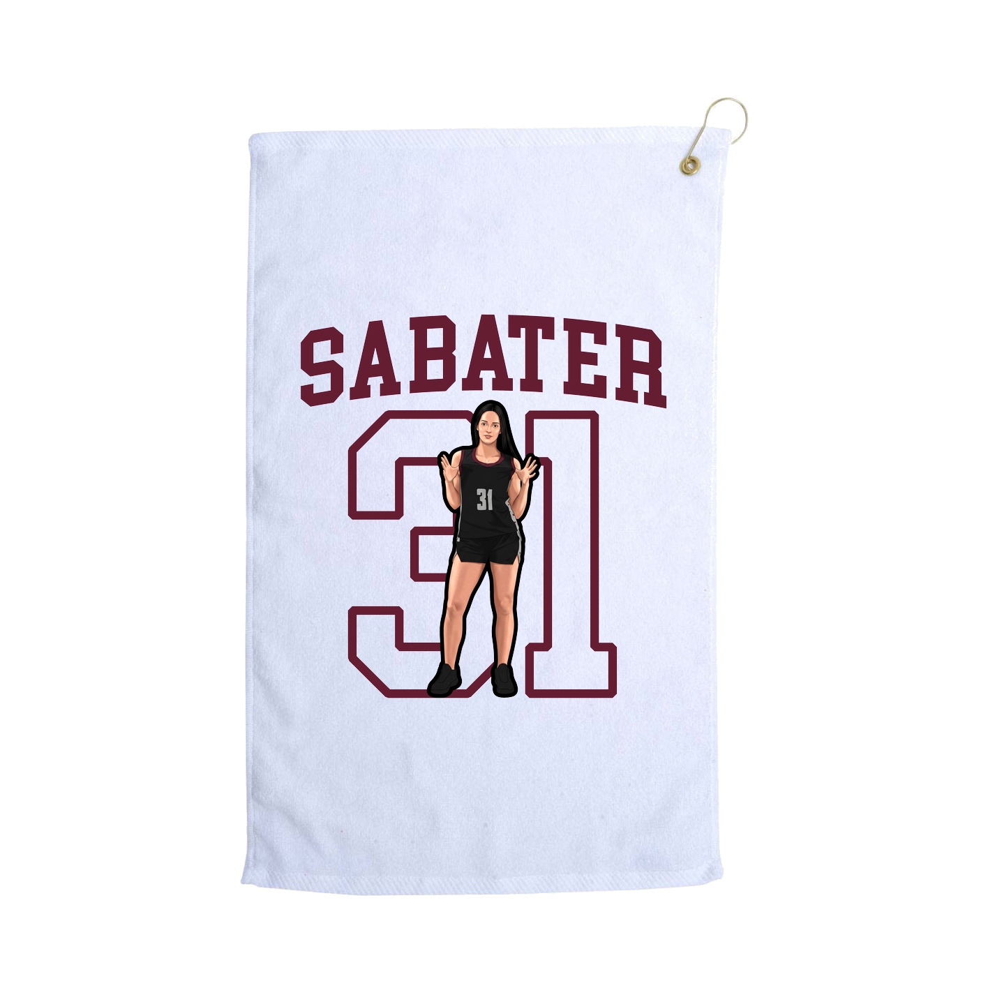 Golf Towel — Shirsey in White