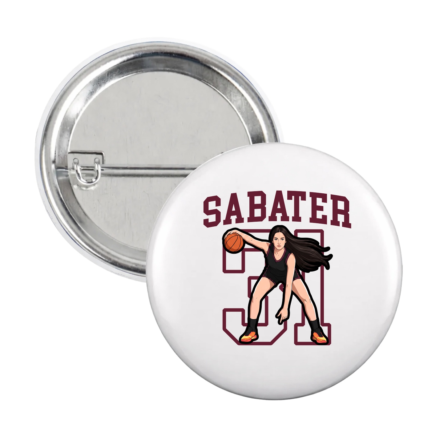 Game Day Button — Shirsey in White