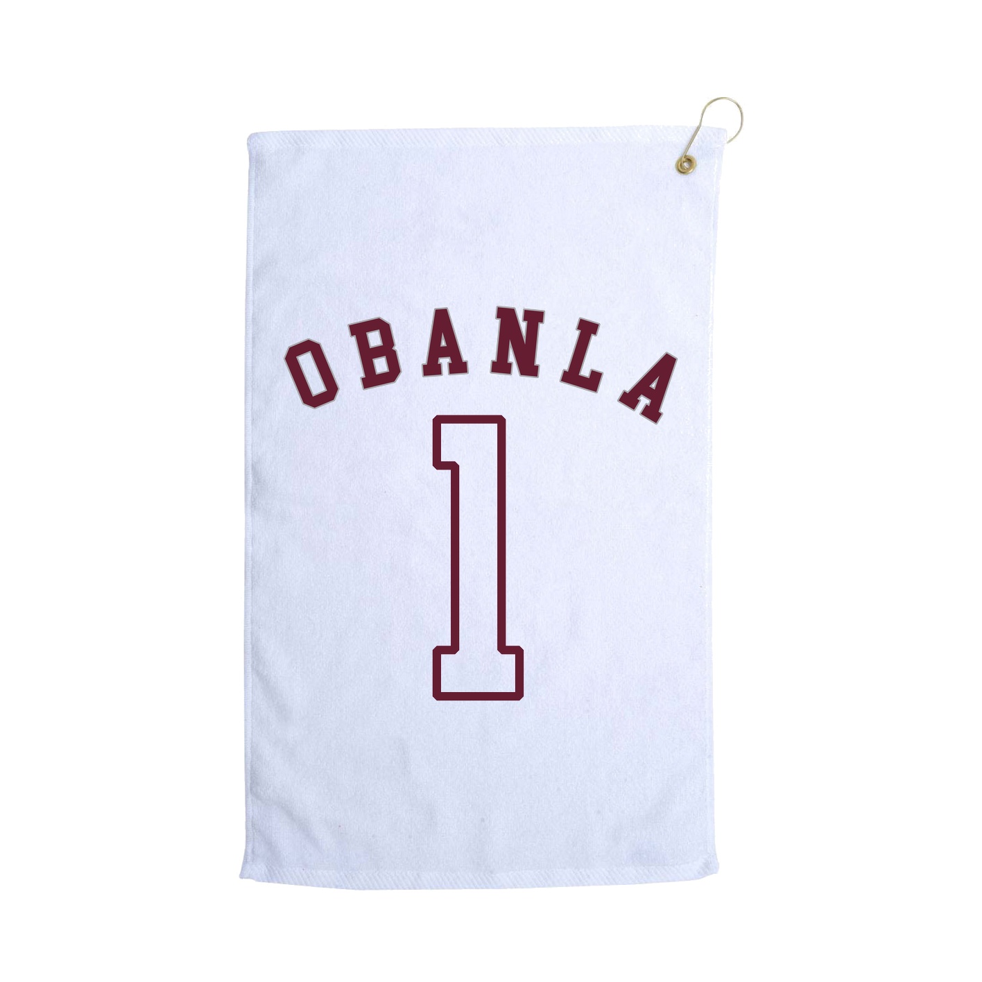 Golf Towel — Shirsey Arch in White