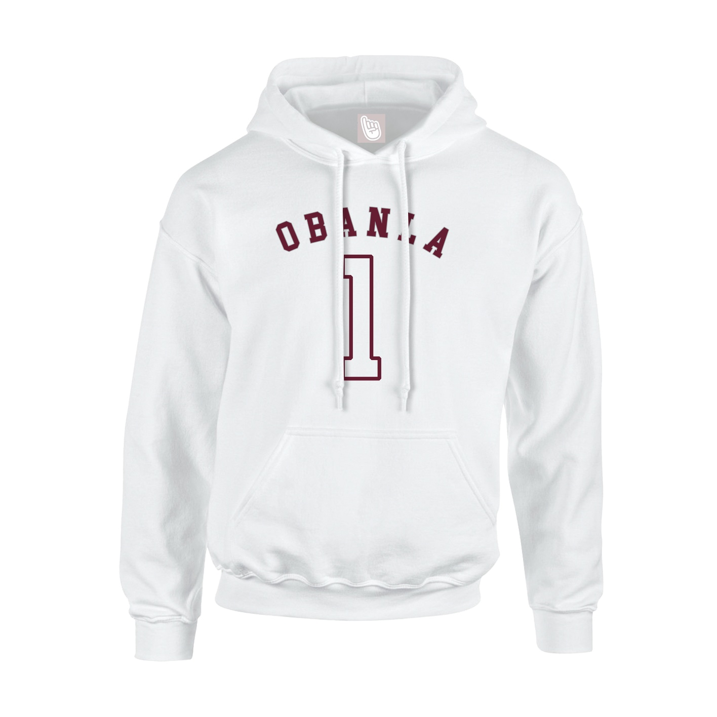 Hoodie — Shirsey Arch in White