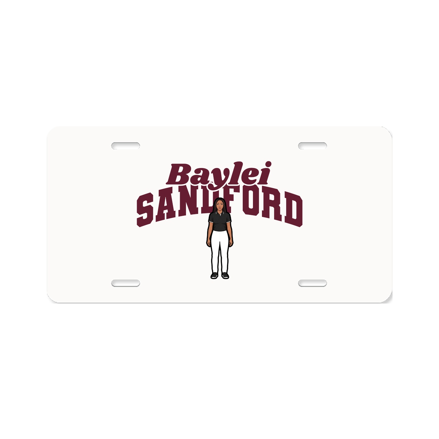 License Plate — Signature Arch in Classic