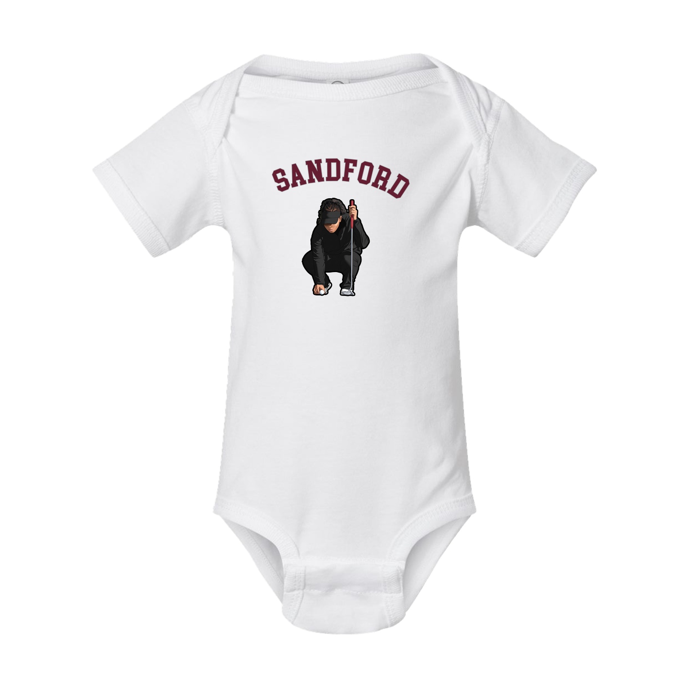Baby Onesie — Shirsey Arch in White