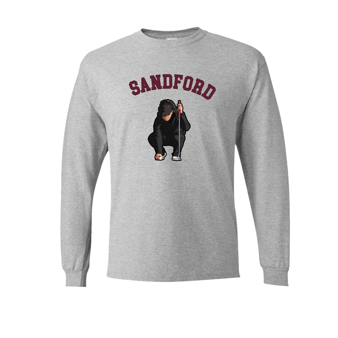 Long Sleeve Tee — Shirsey Arch in Grey