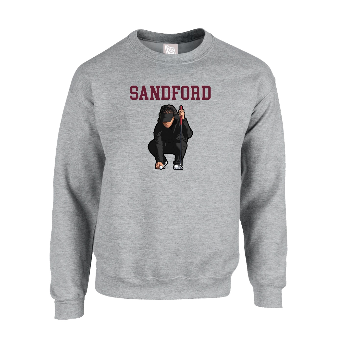 Fleece Crew — Shirsey in Grey