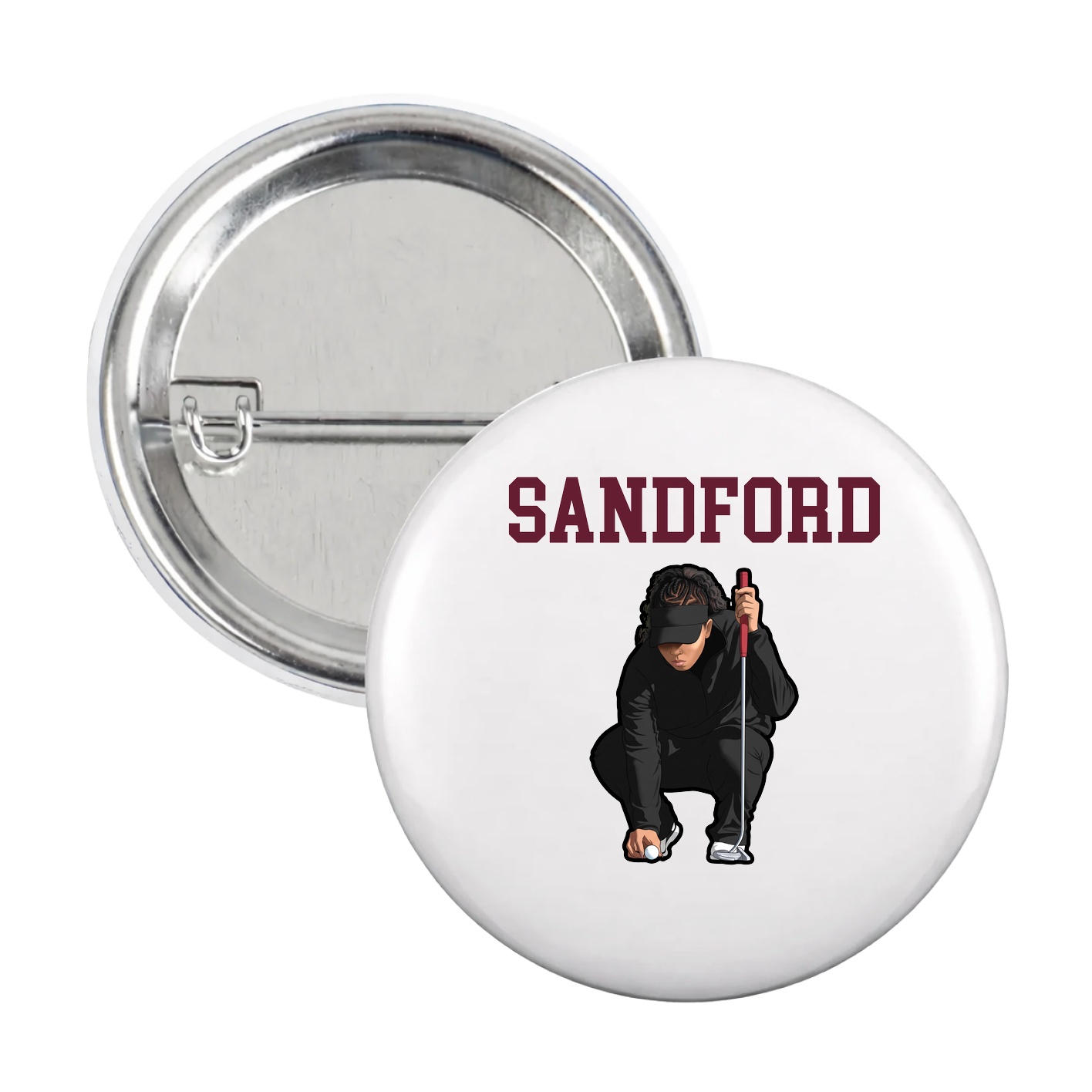 Game Day Button — Shirsey in White