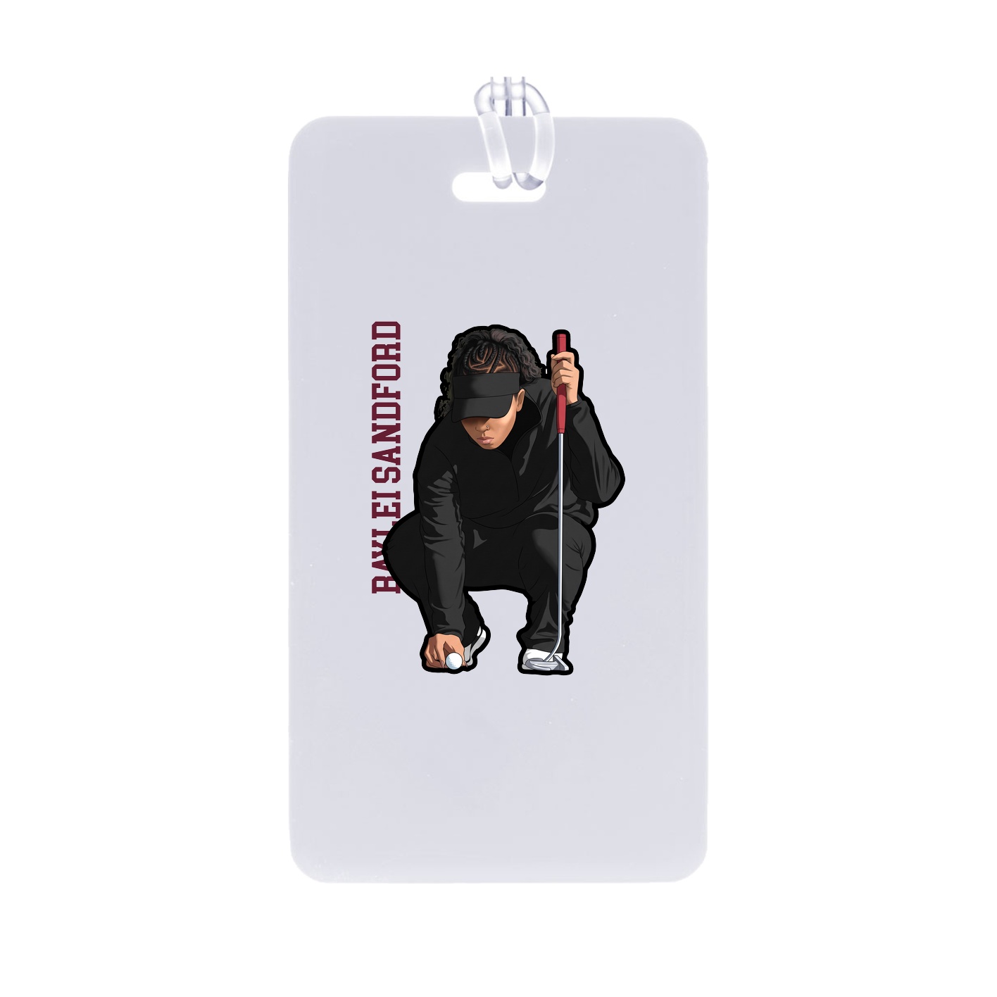 Bag Tag — Name Vertical in Classic
