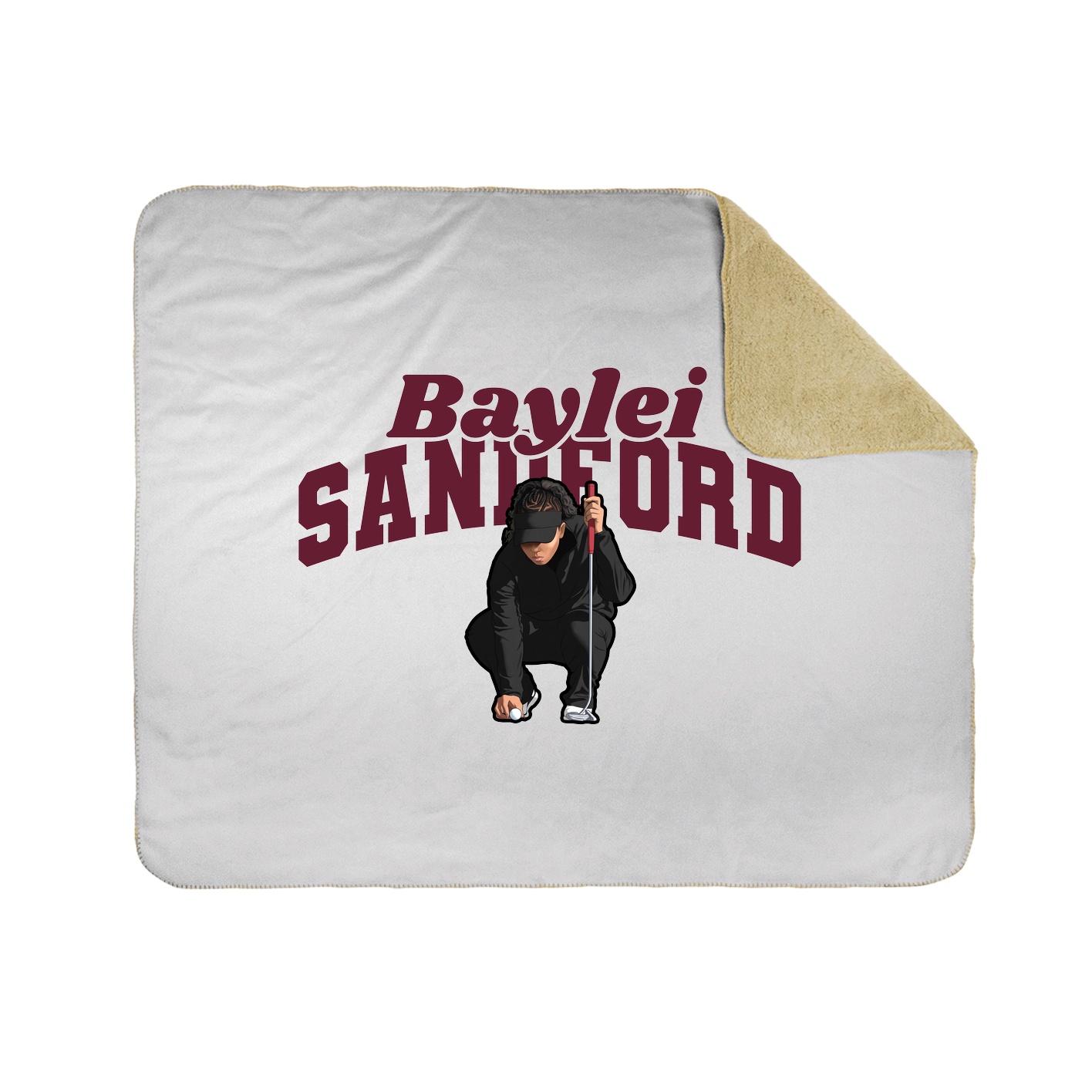 Throw Blanket — Signature Arch in White