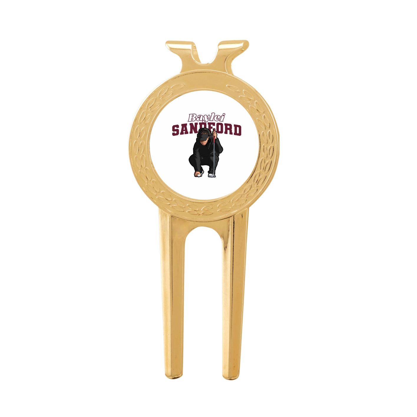 Divot Tool with Ball Marker — Name Arch in Classic