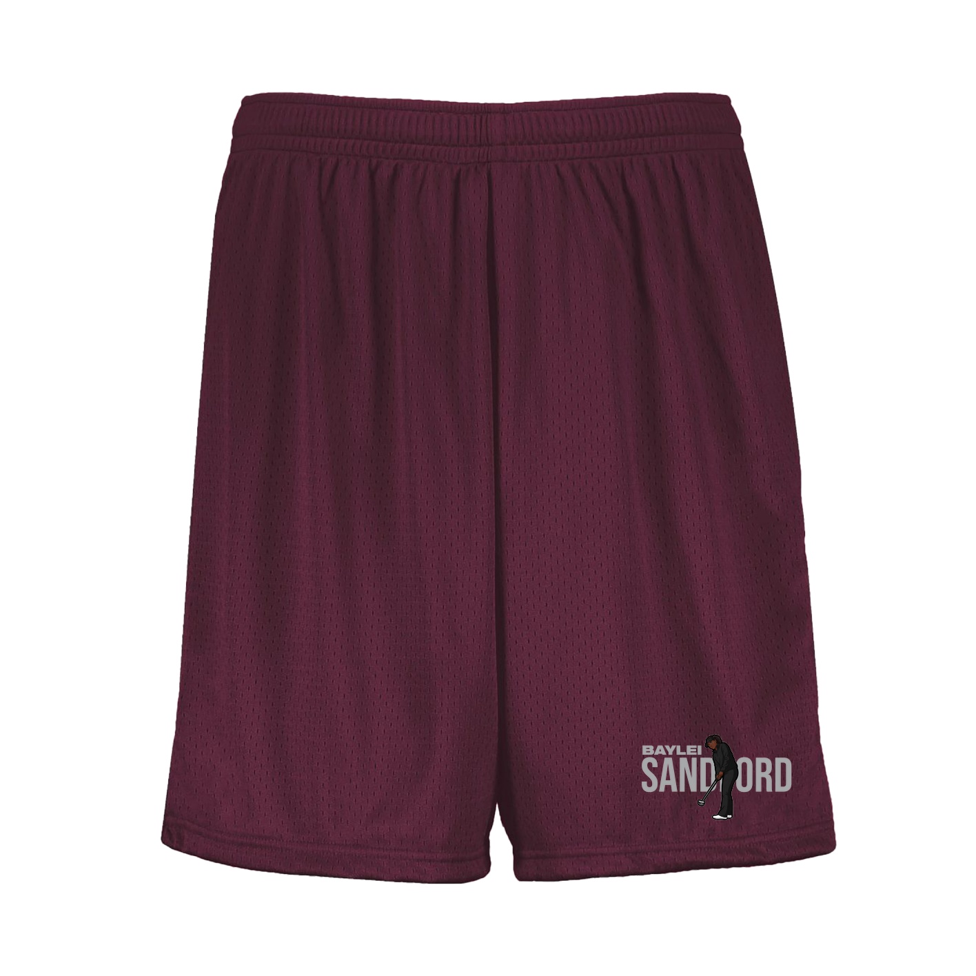 Shorts — Player Name in Maroon
