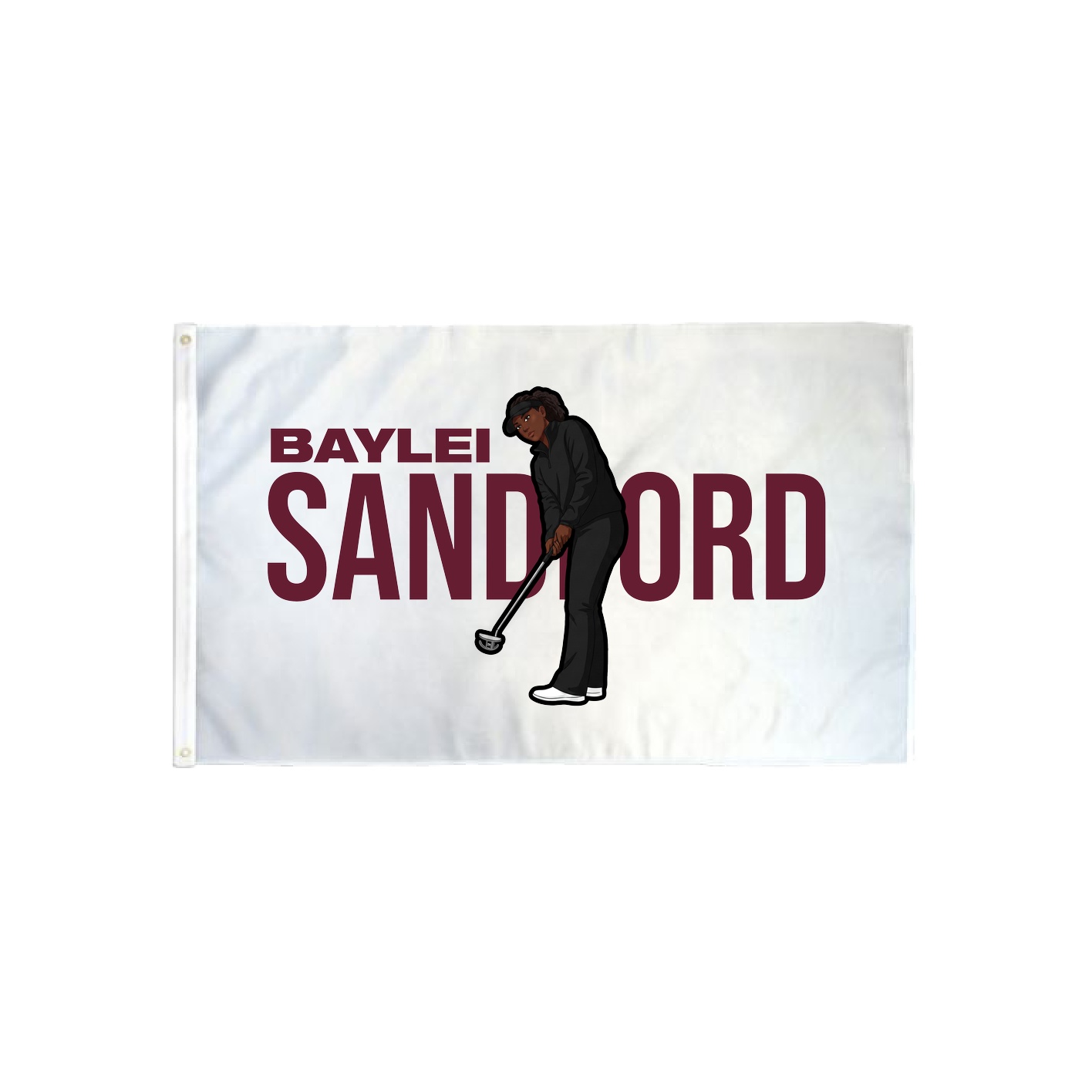 3x5 Flag — Player Name in Classic
