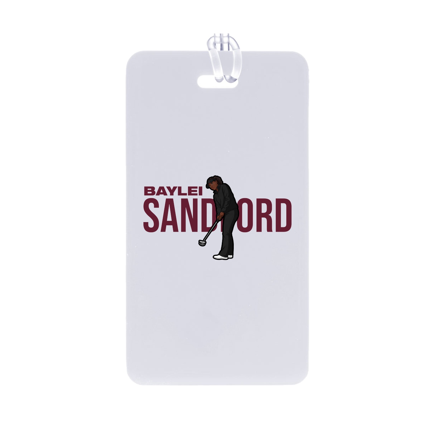 Bag Tag — Player Name in Classic