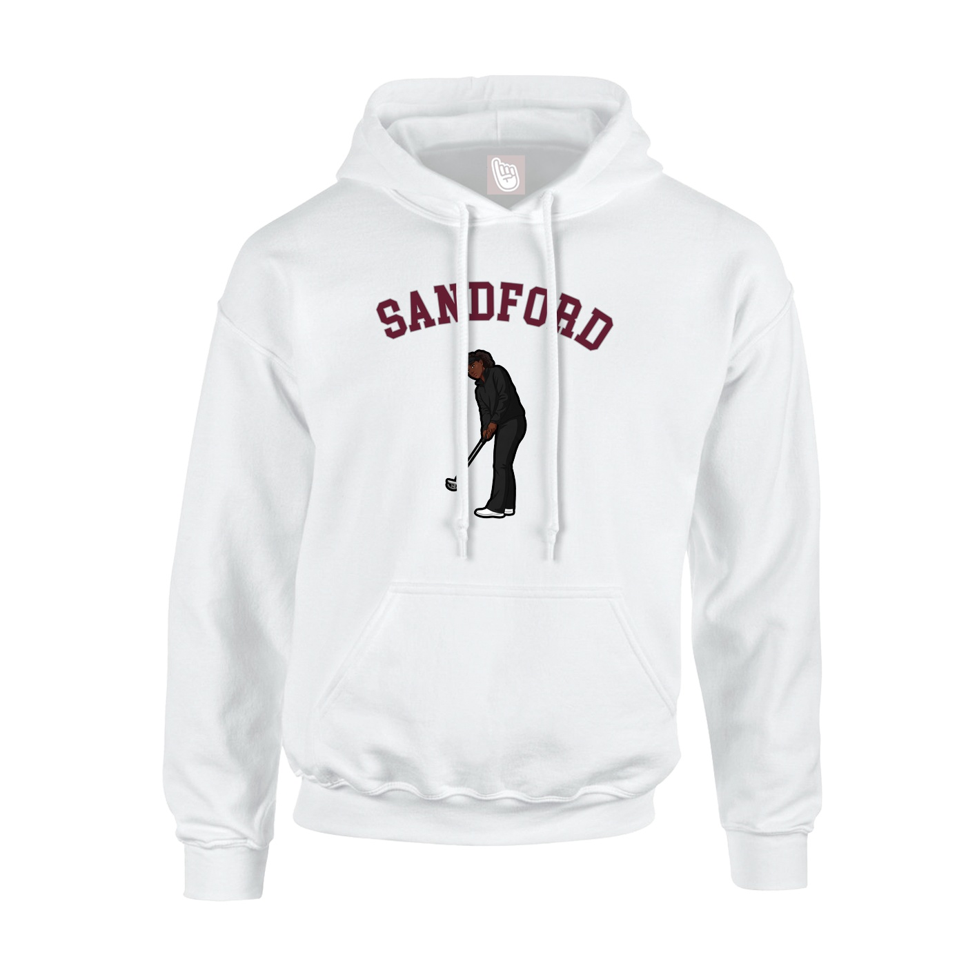 Hoodie — Shirsey Arch in White