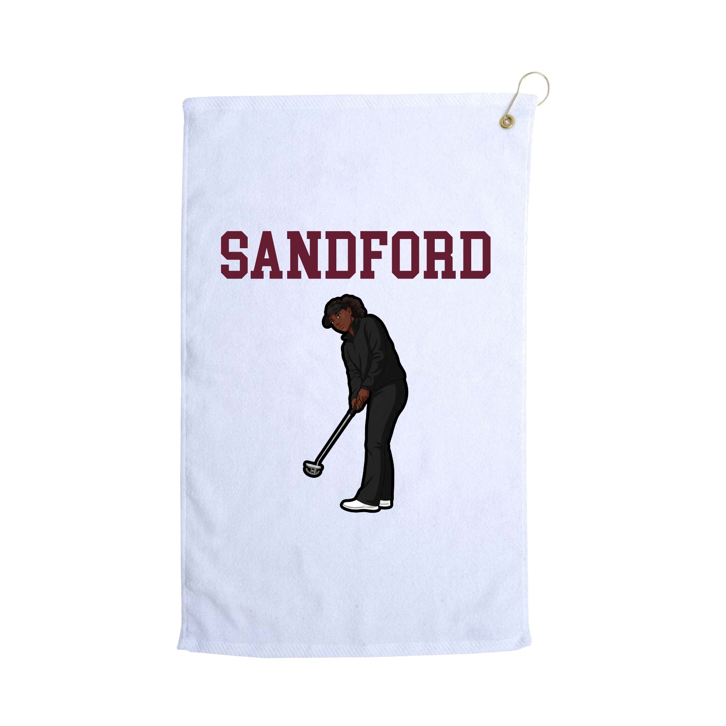Golf Towel — Shirsey in White
