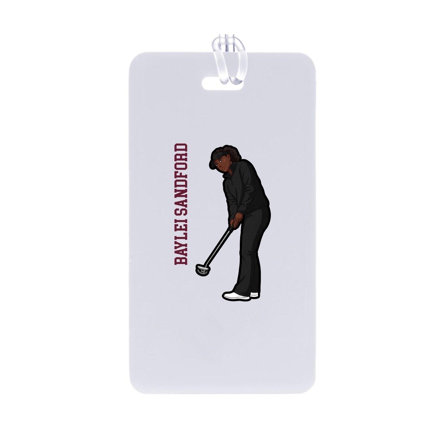 Bag Tag — Name Vertical in Classic