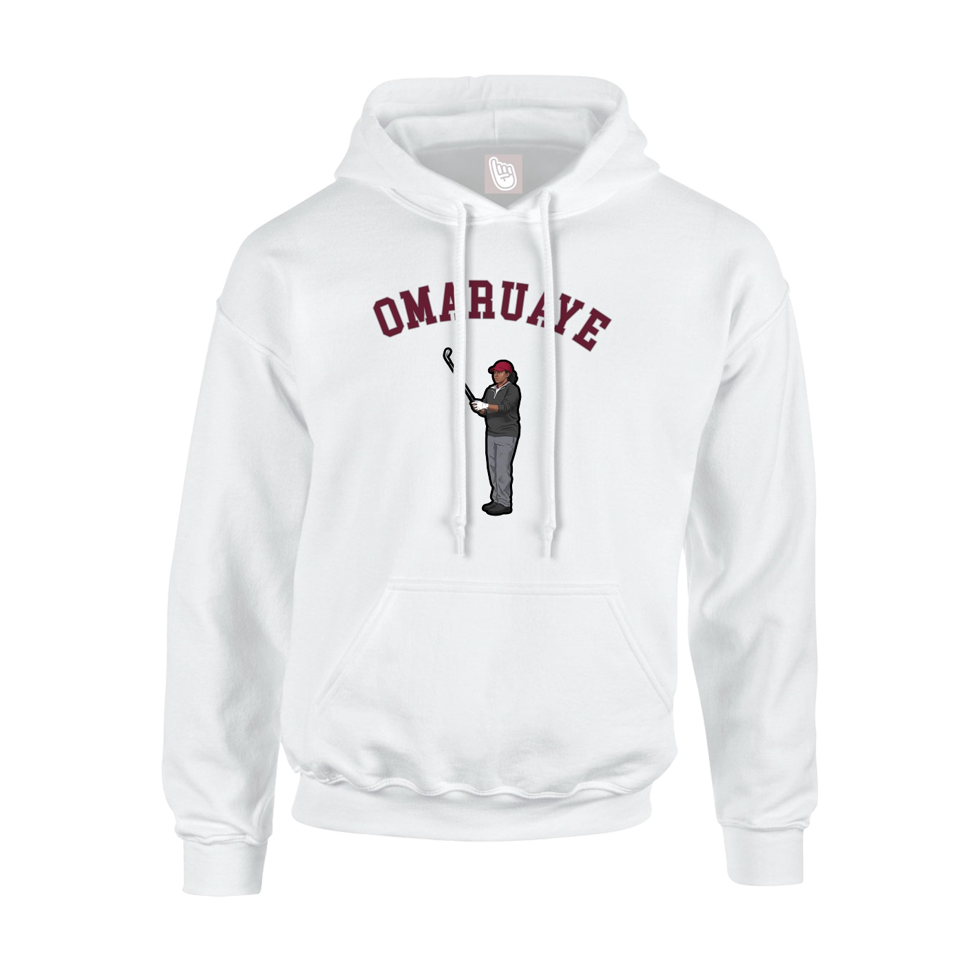 Youth Hoodie — Shirsey Arch in White