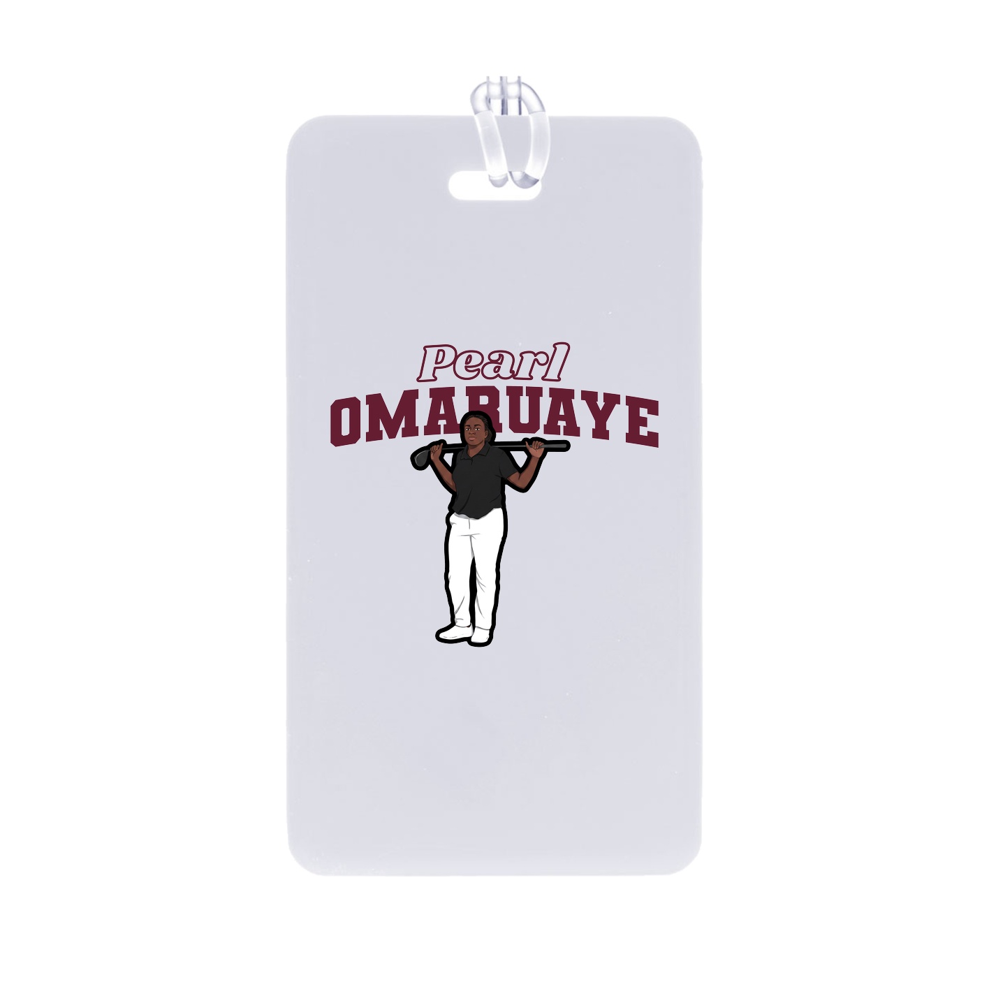 Bag Tag — Name Arch in Classic