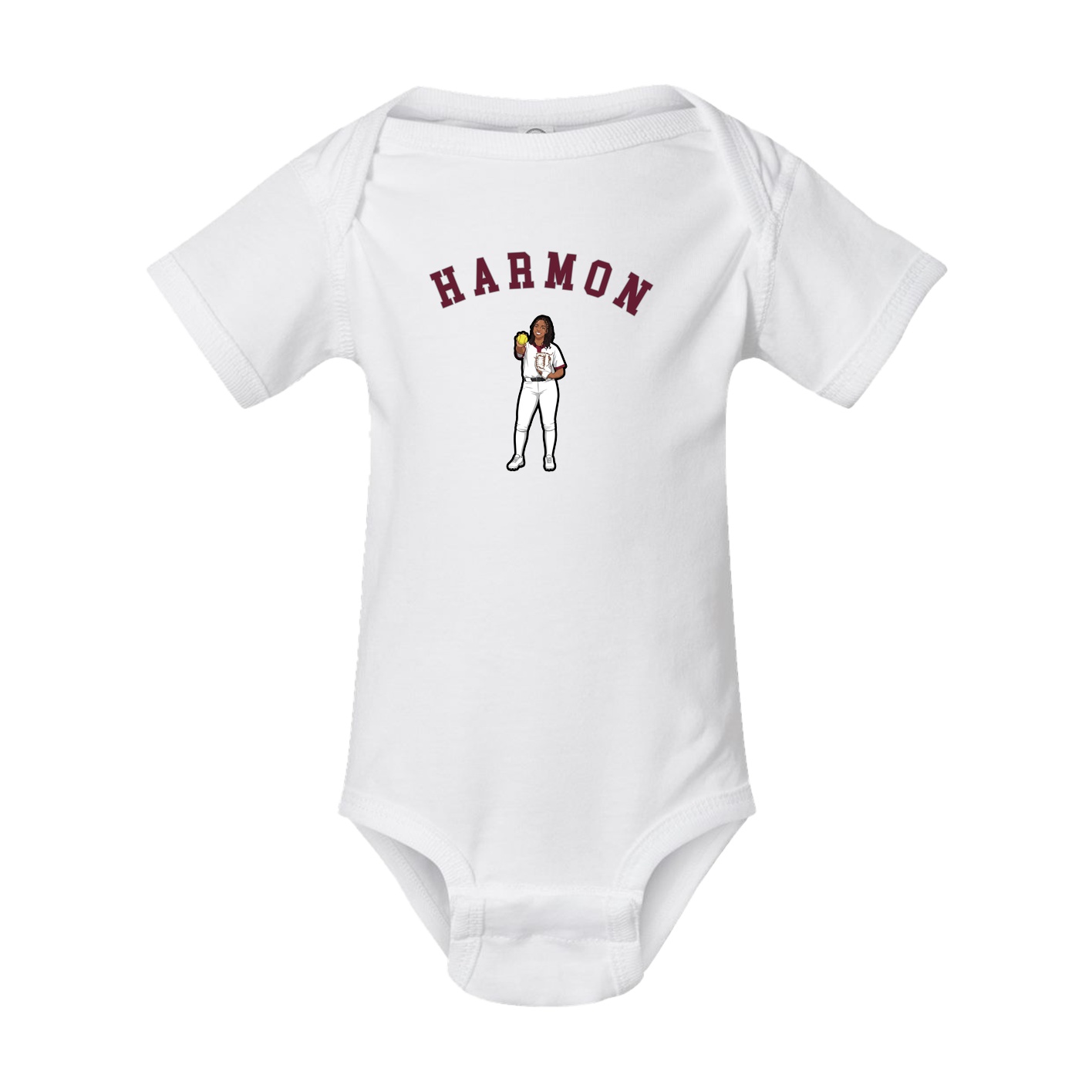 Baby Onesie — Shirsey Arch in White