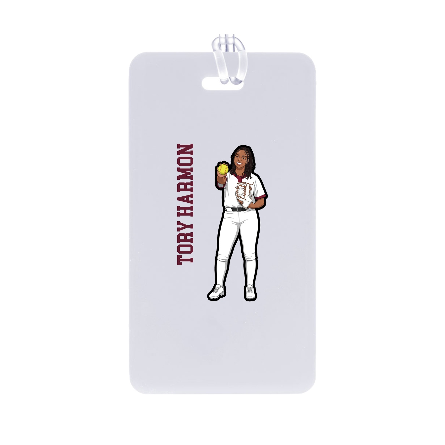 Bag Tag — Name Vertical in Classic