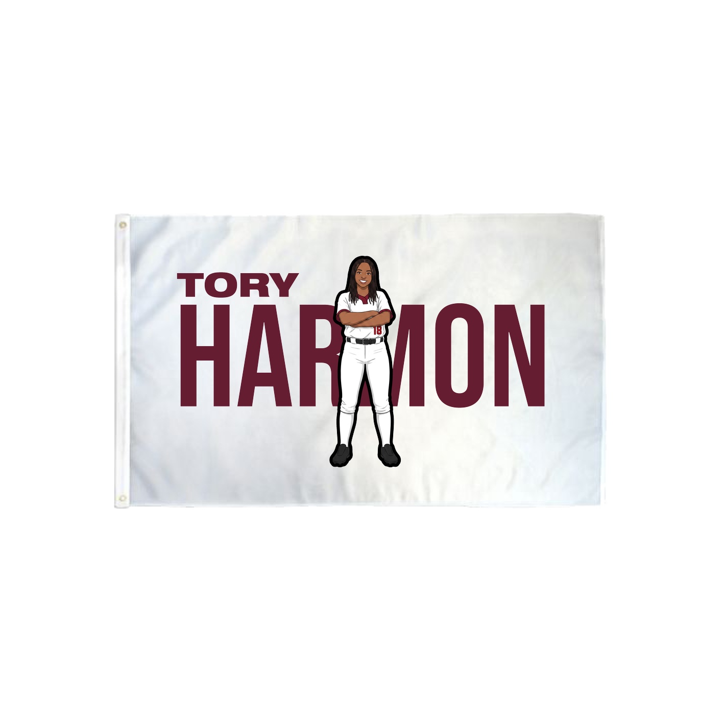 3x5 Flag — Player Name in Classic