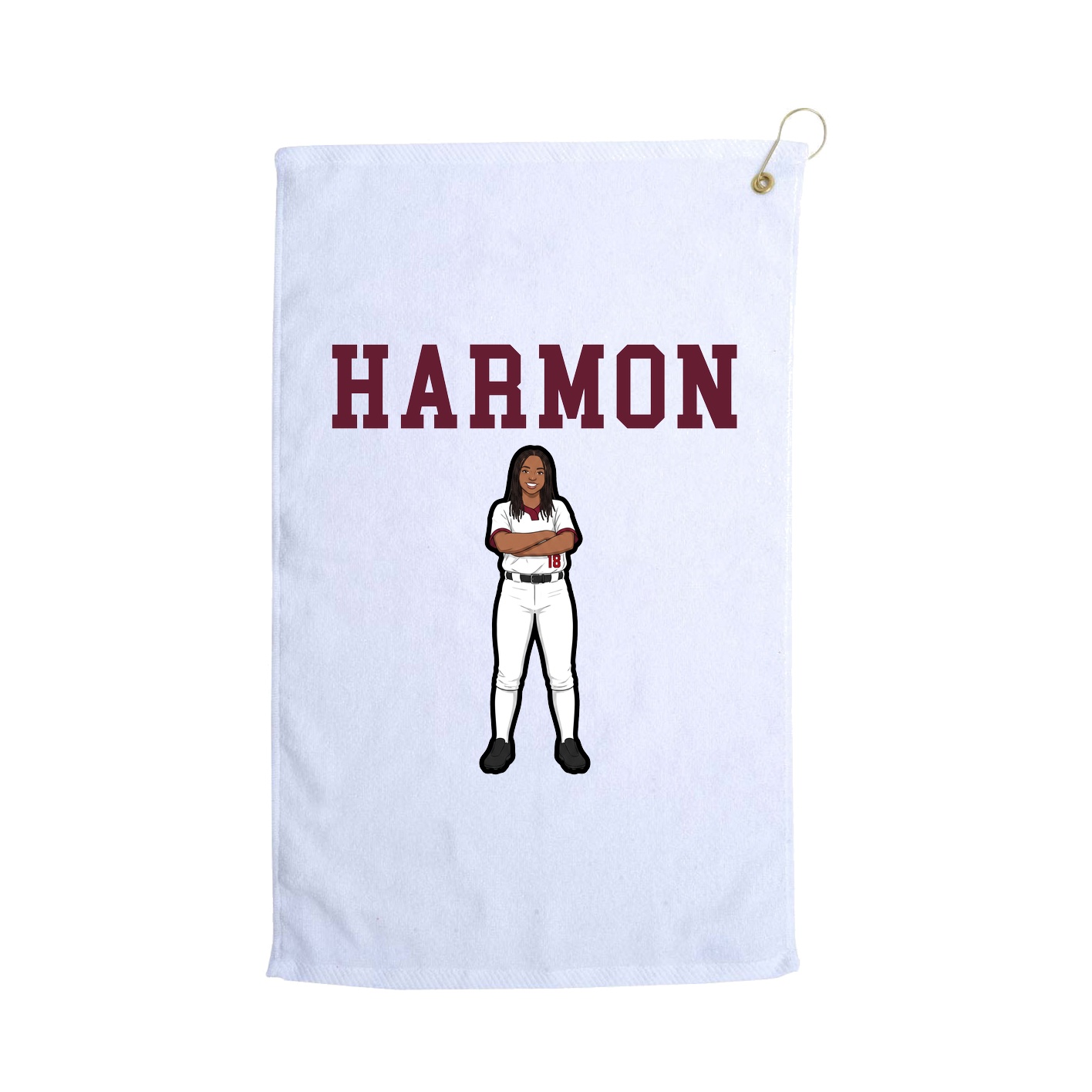 Golf Towel — Shirsey in White