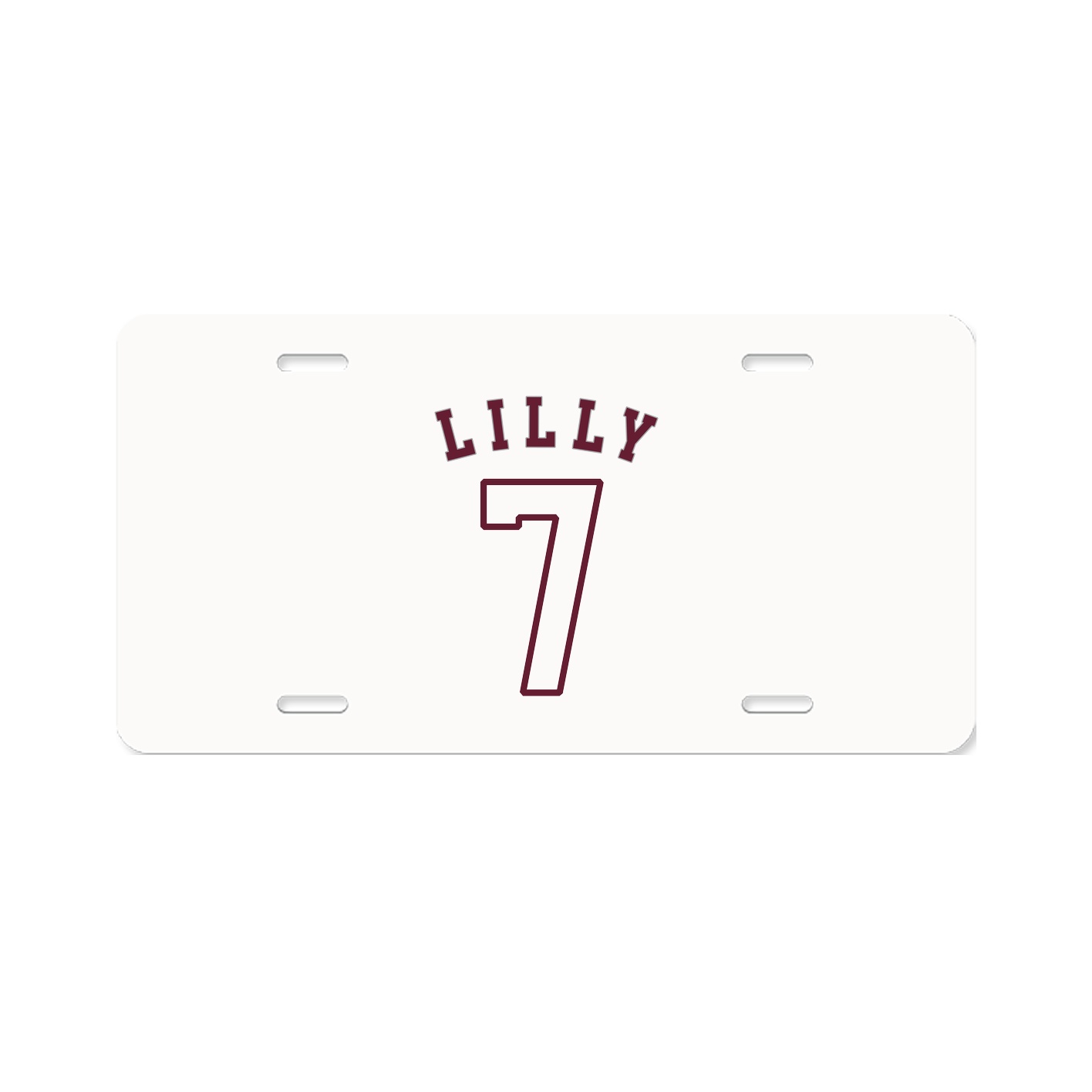 License Plate — Shirsey Arch in Classic