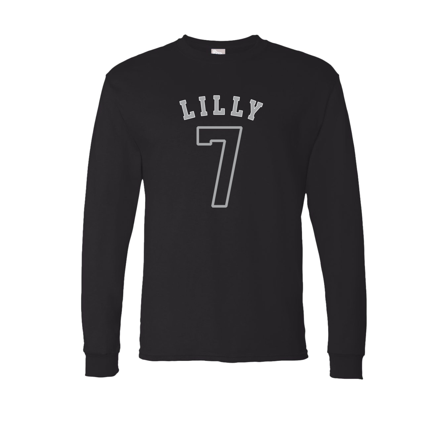 Long Sleeve Tee — Shirsey Arch in Black
