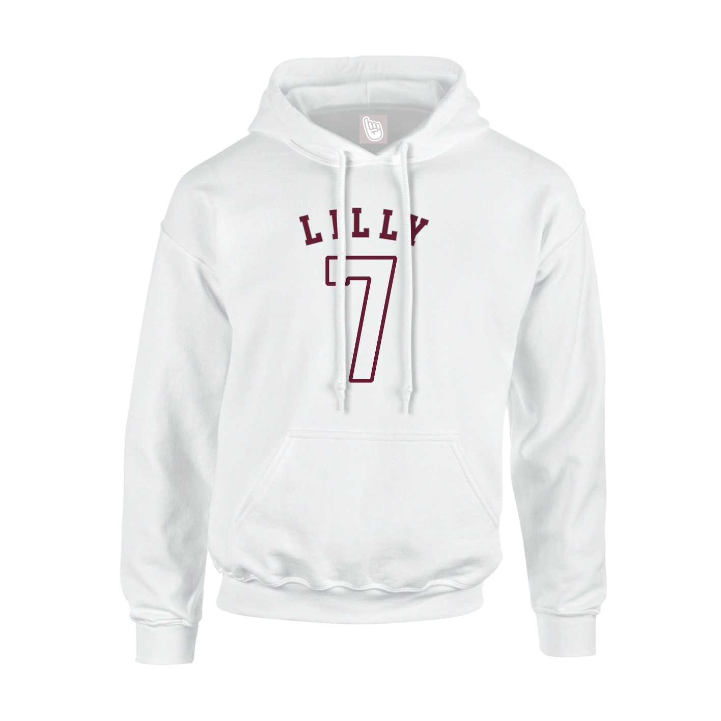 Hoodie — Shirsey Arch in White