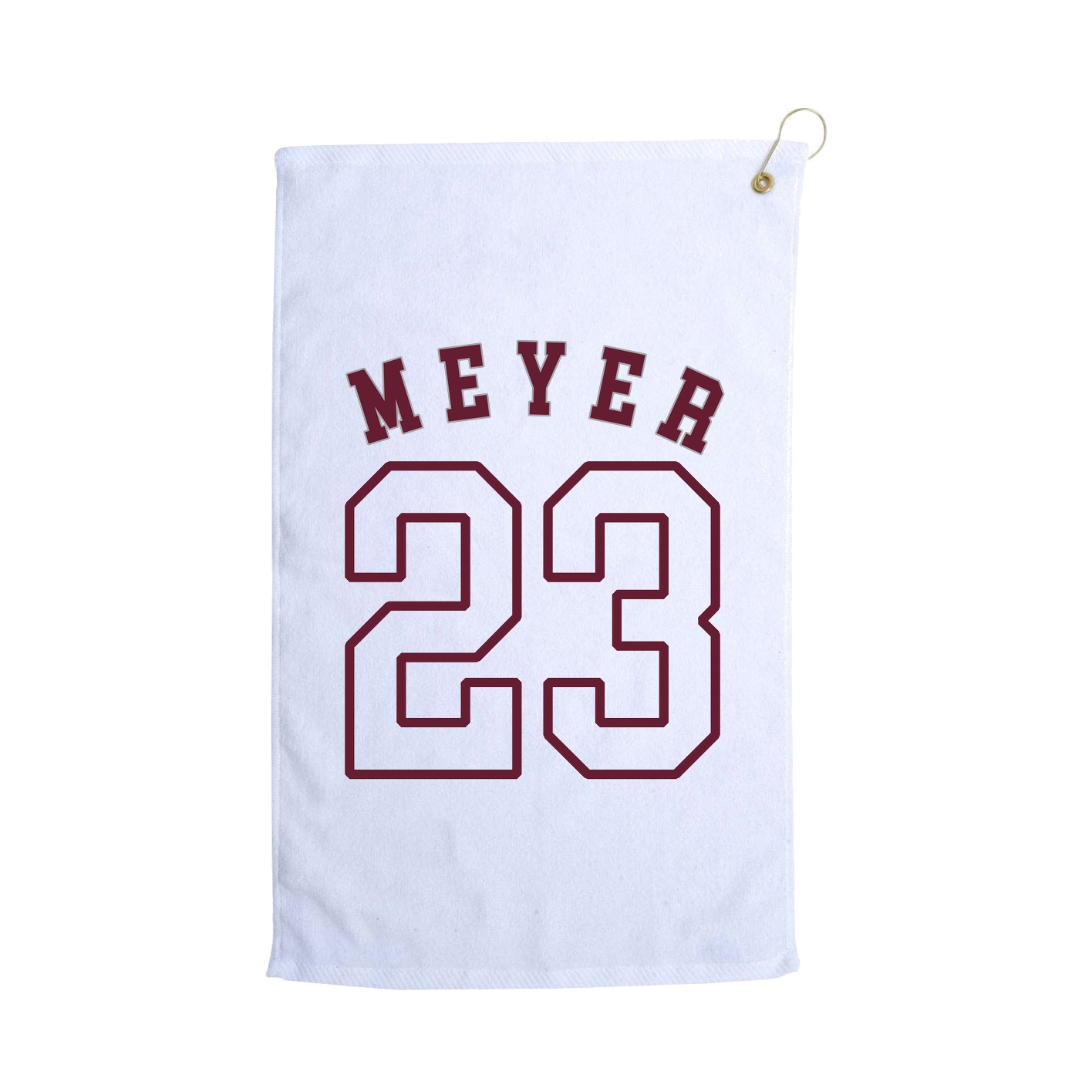 Golf Towel — Shirsey Arch in White