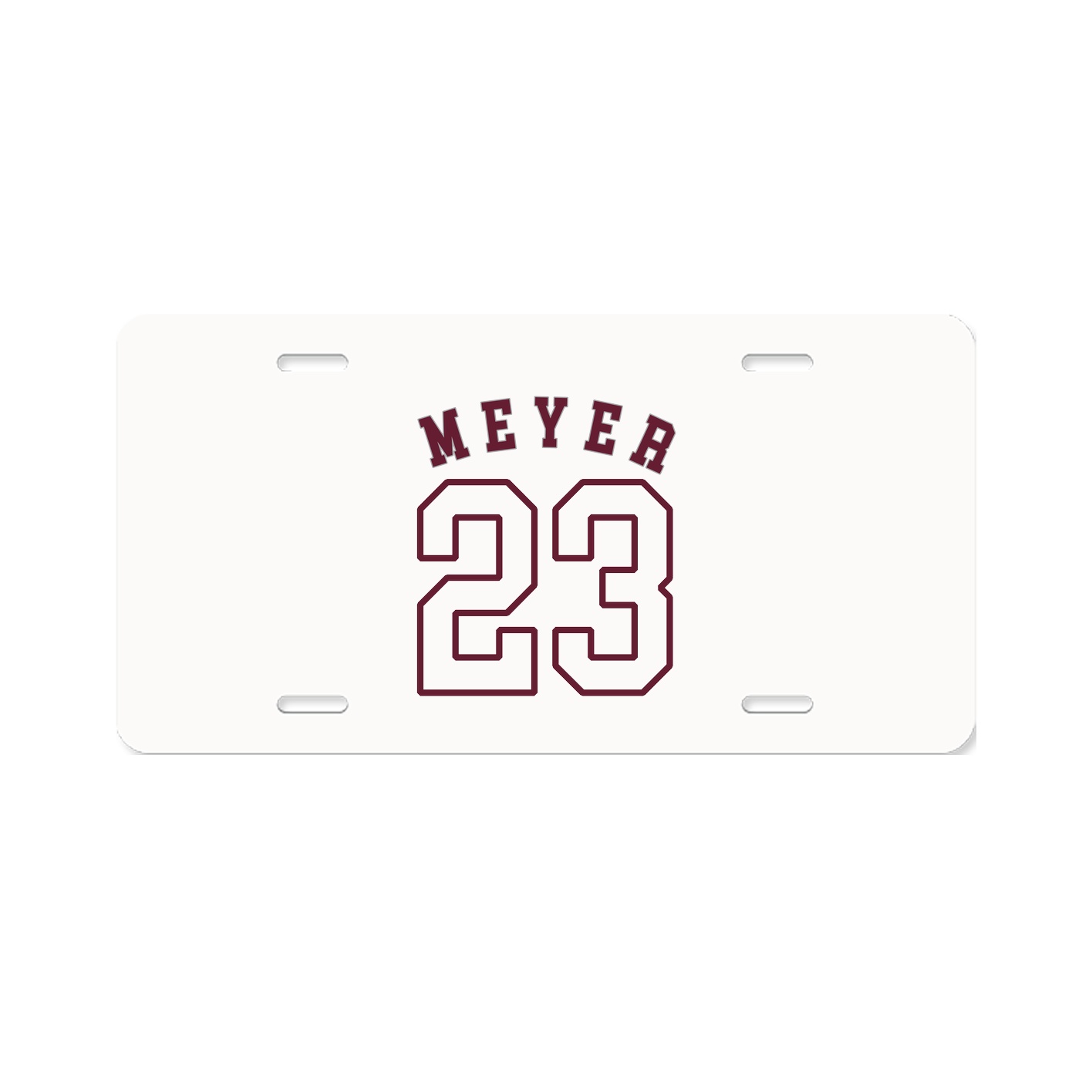 License Plate — Shirsey Arch in Classic