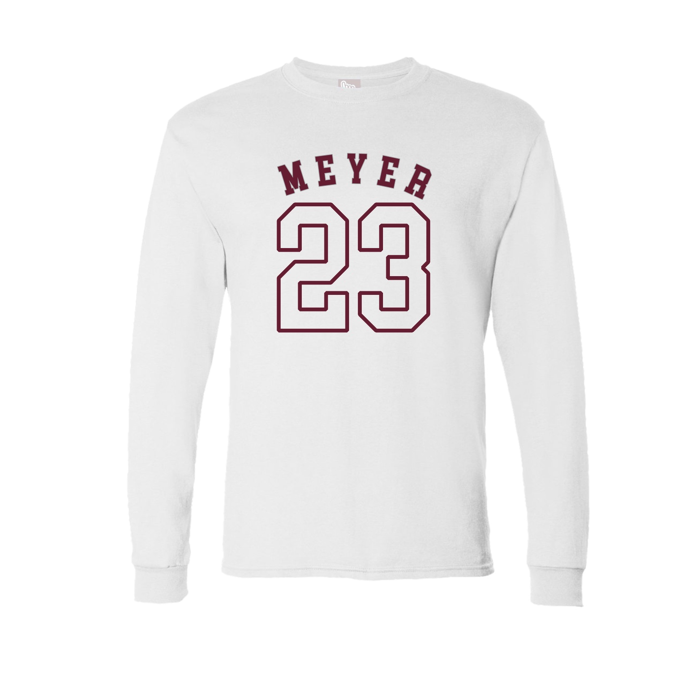 Long Sleeve Tee — Shirsey Arch in White
