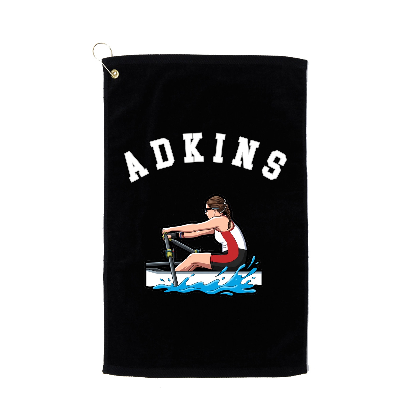Golf Towel — Shirsey Arch in Black
