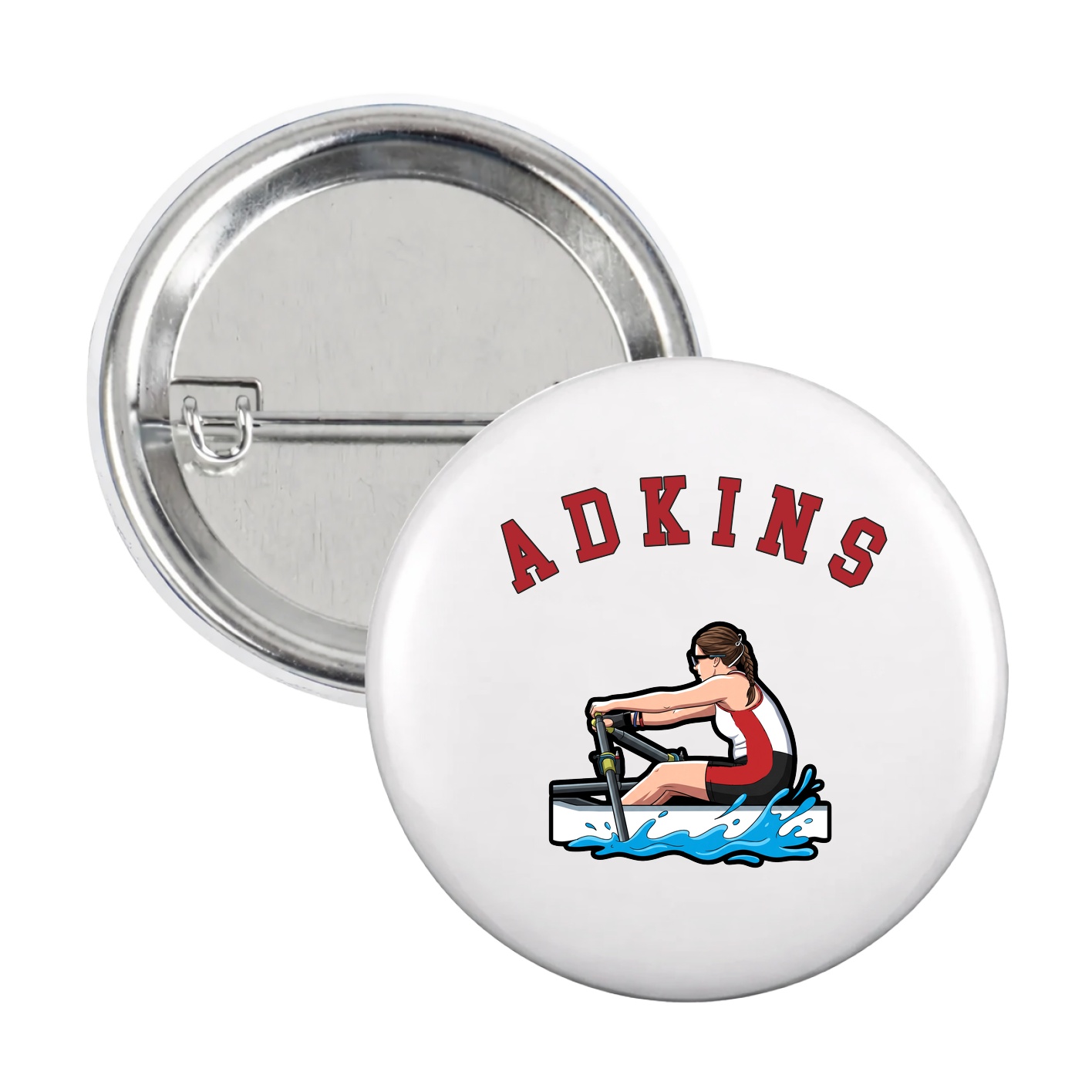 Game Day Button — Shirsey Arch in White
