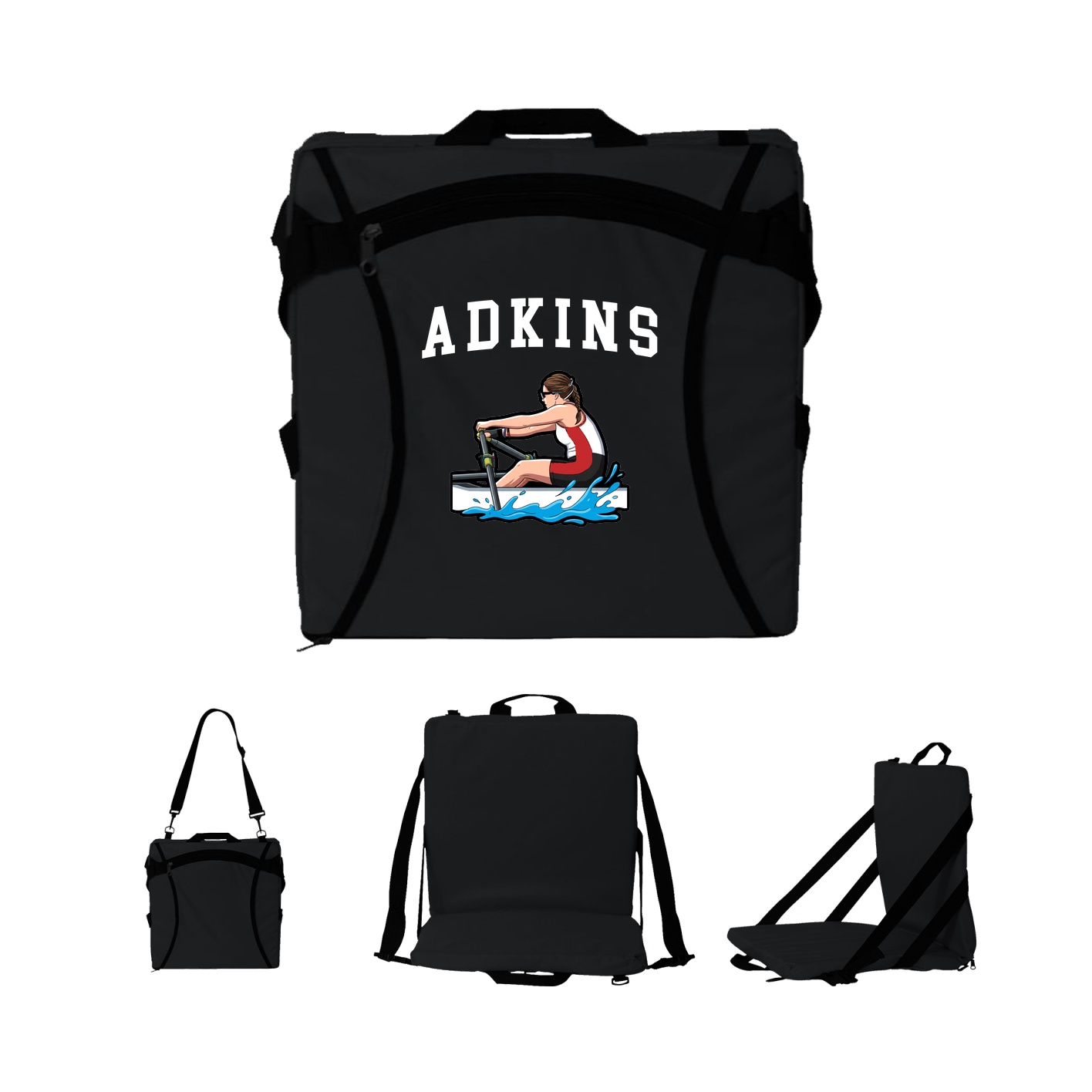 Folding Stadium Seat — Shirsey in Black